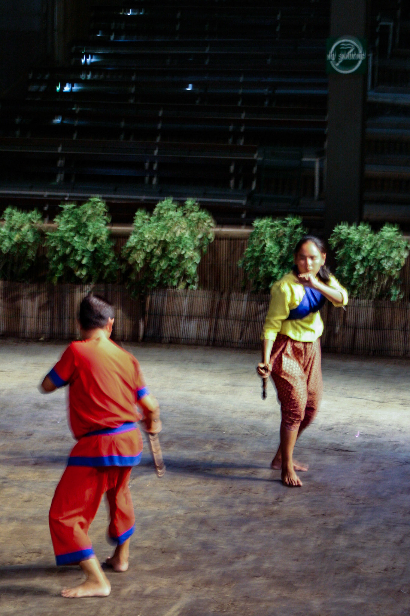 Thai Martial Arts Theater Performance at Rose Garden Sampran, Bangkok 