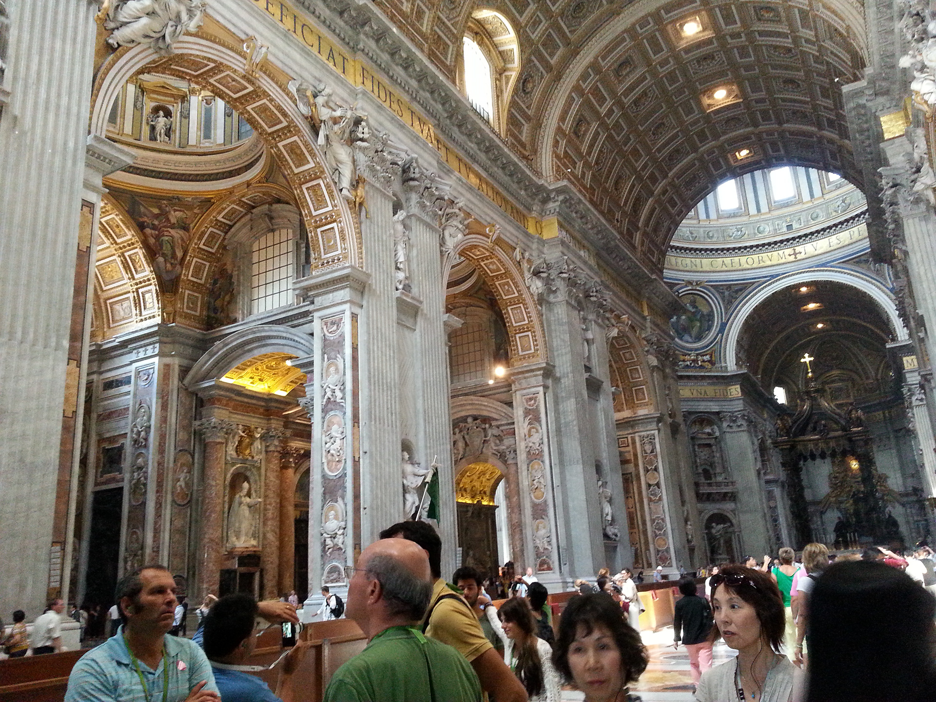 Interior view of St. Peter's Basilica