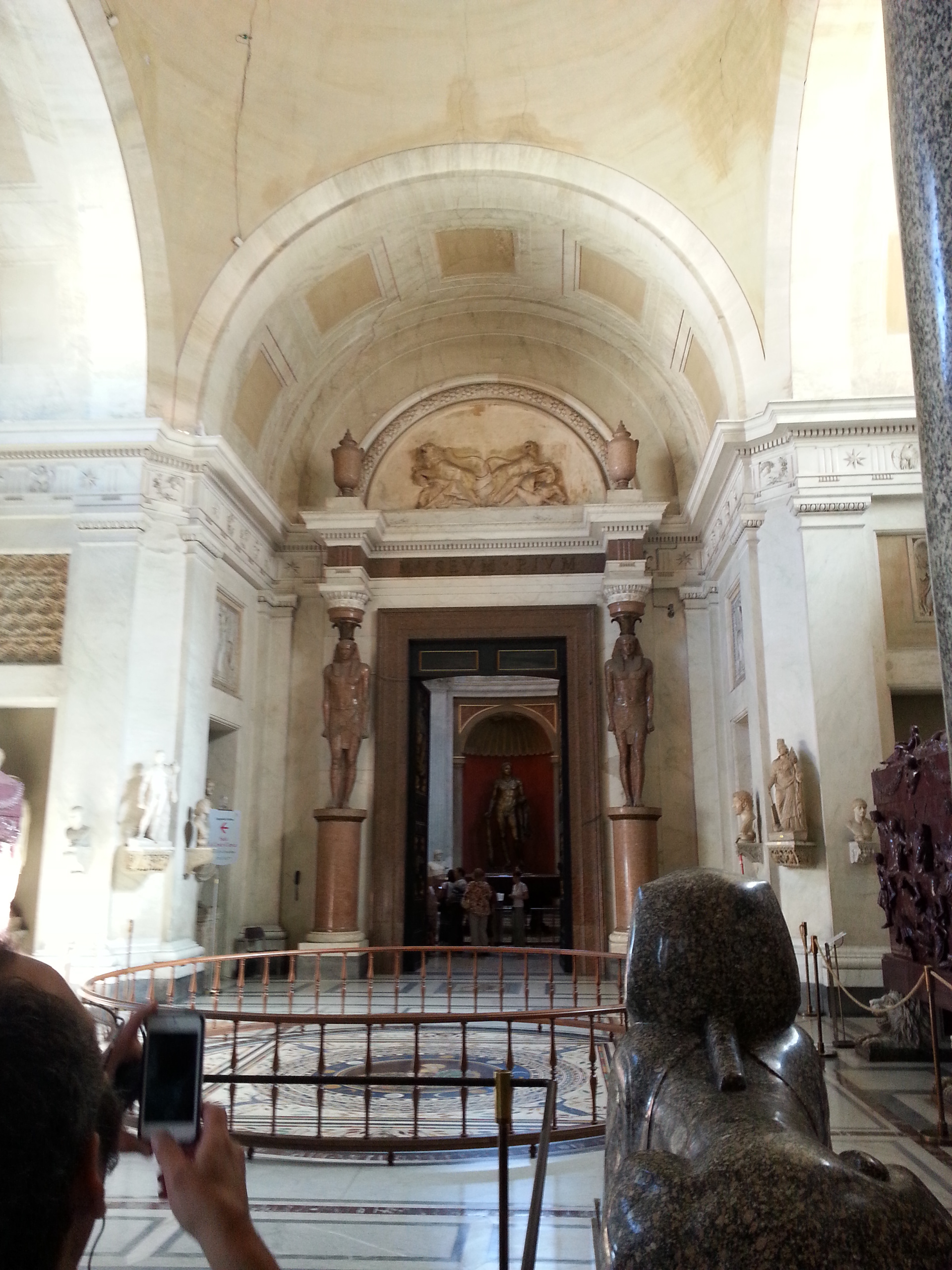 Sala a Croce Greca of the Pio Clementino Museum of the Vatican 