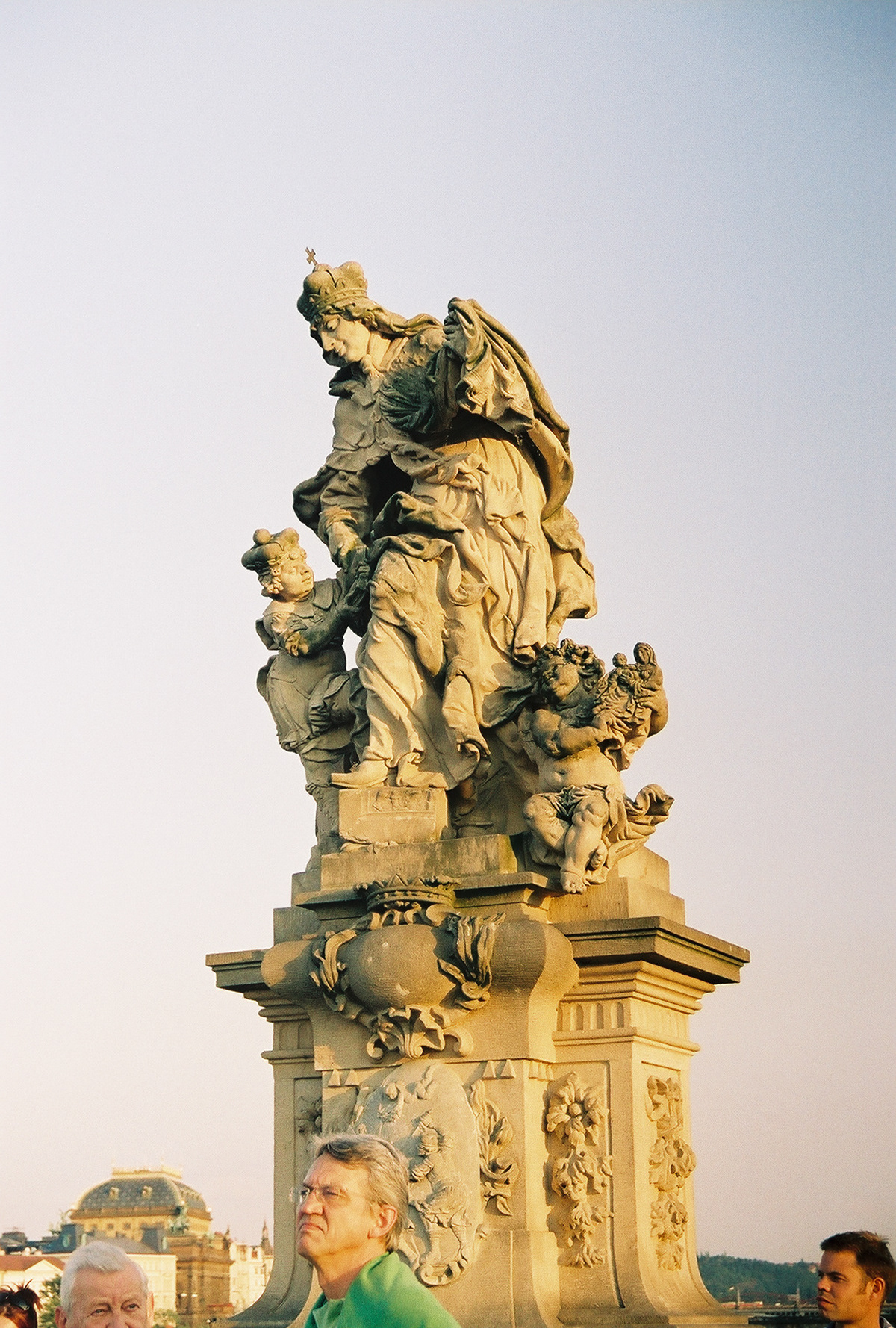 Charles Bridge statues - Saint Ludmila