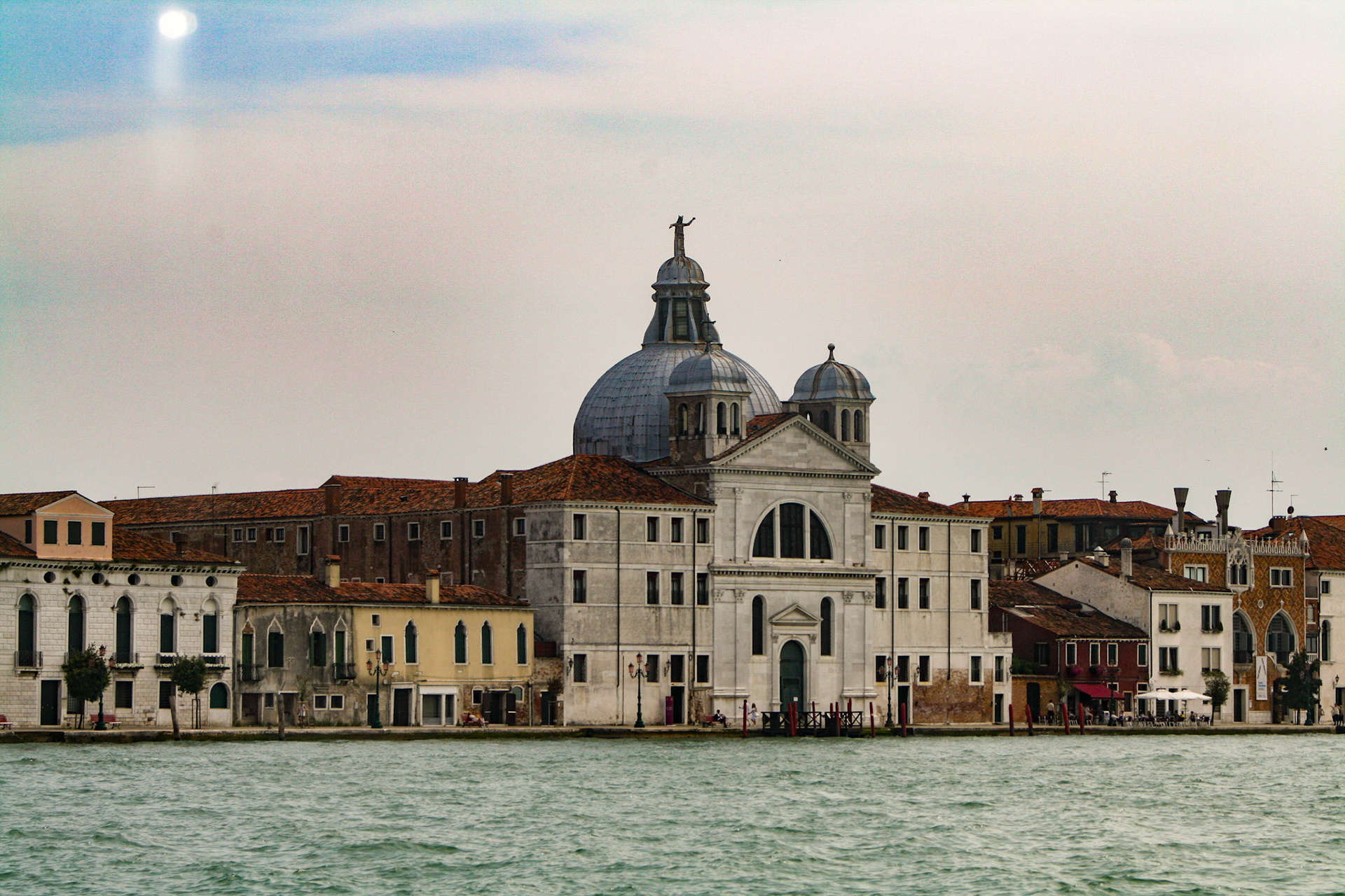 Le Zitelle (formerly Santa Maria della Presentazione) is a Venetian church usually attributed to Andrea Palladio and completed in 1586. In former times, "Le Zitelle" used to give shelter to young maidens ("zitelle" in Italian) who had no dowry.