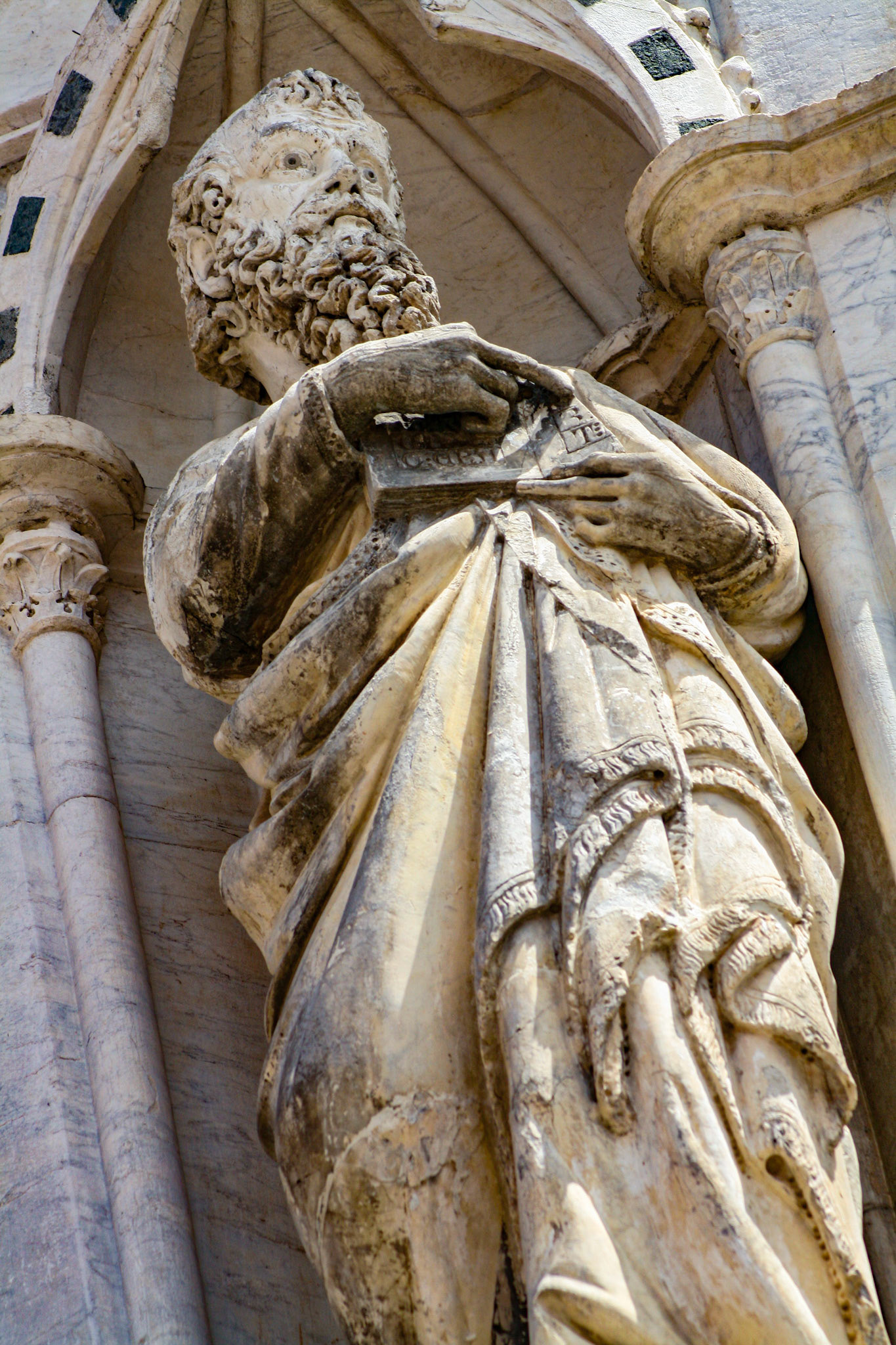 Cappella di Piazza detail, Siena, Tuscany, Italy 