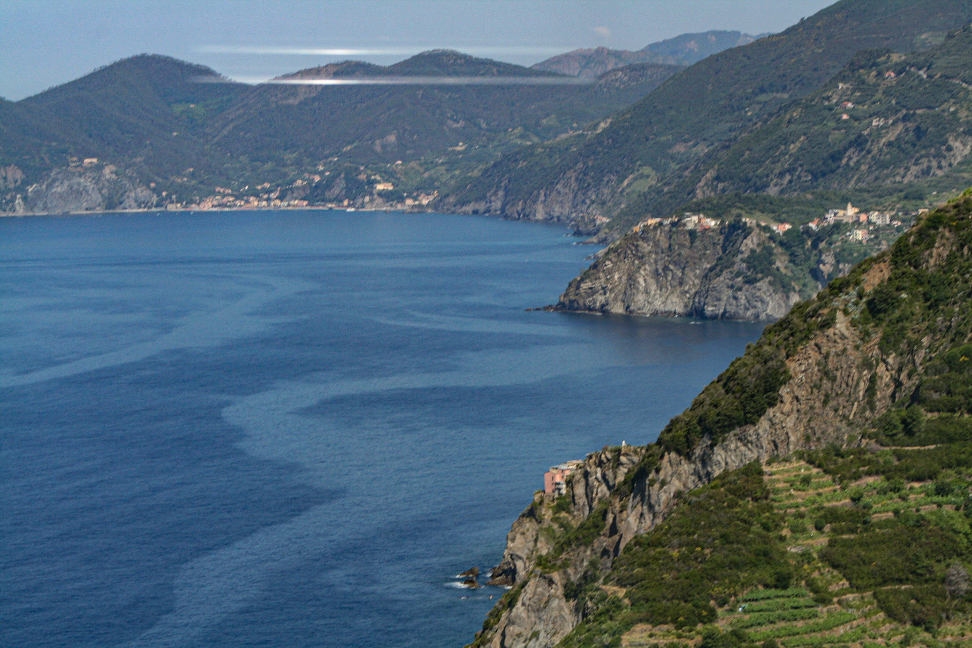 The deep blue Ligurian Sea
