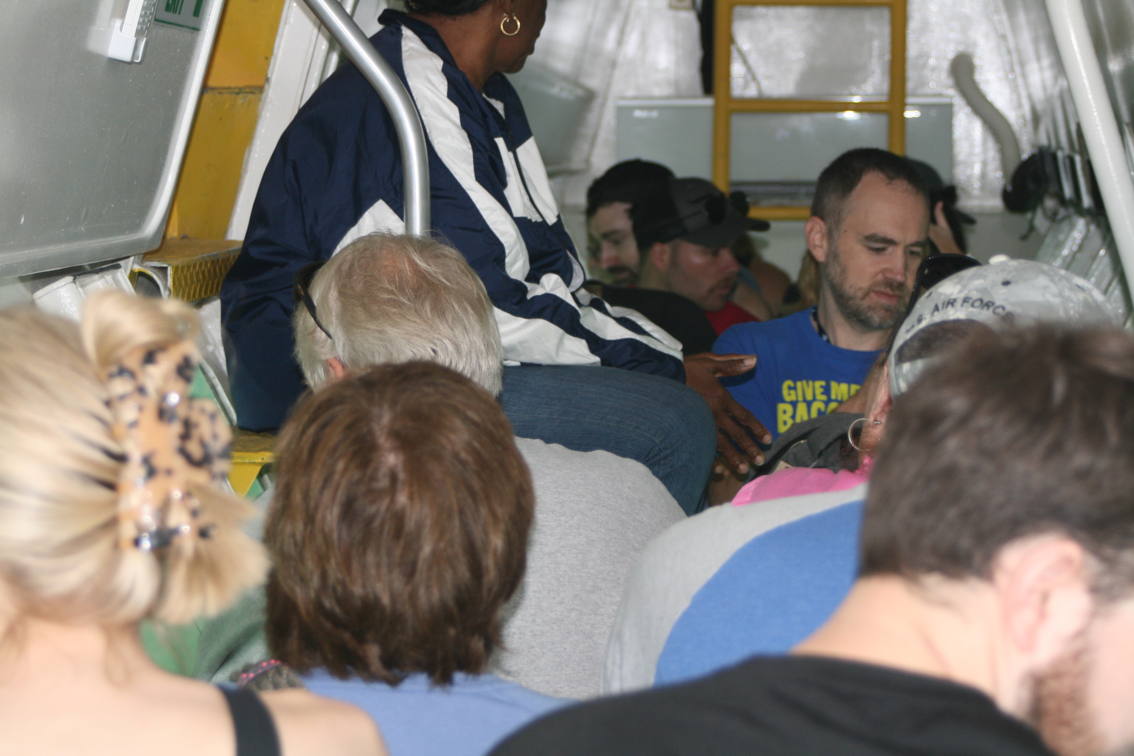 A very crowded underwater semi-submarine!