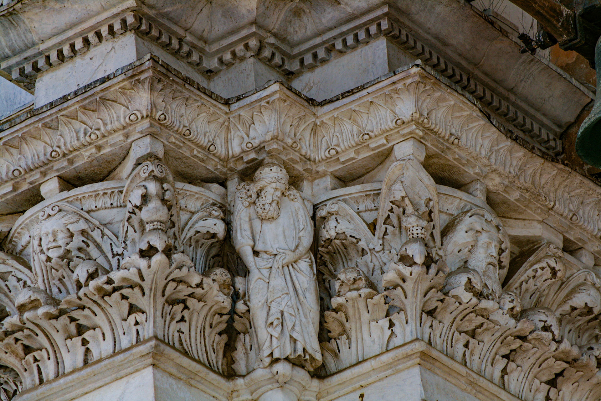 Cappella di Piazza detail, Siena, Tuscany, Italy 