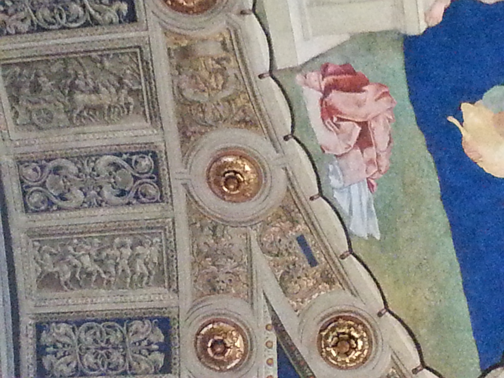    Stanza di Eliodoro ("Room of Heliodorus") ceiling detail.