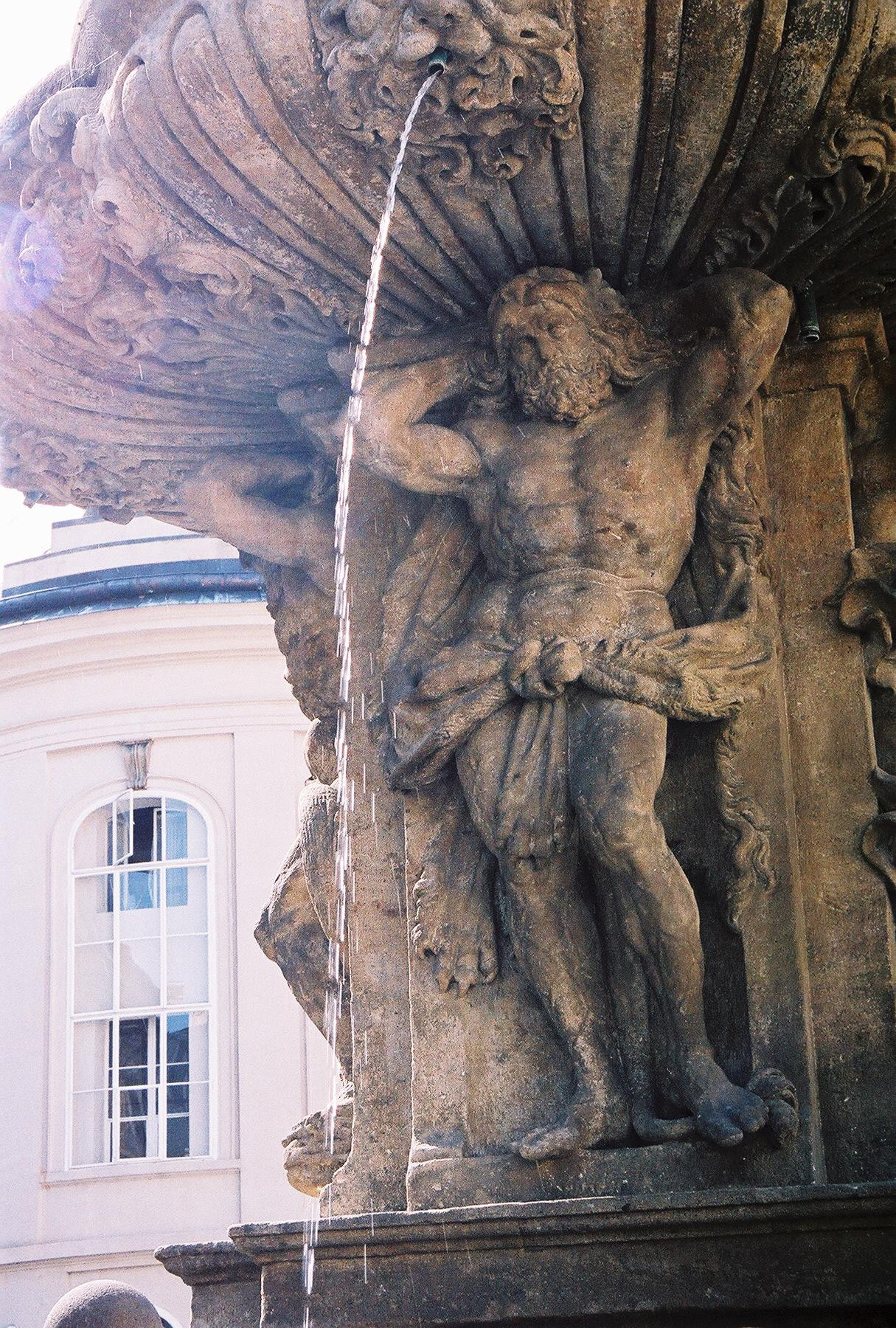 Fountain of Kohl or Lions, by Hieronymus Kohl, 1686. Prague Castle.