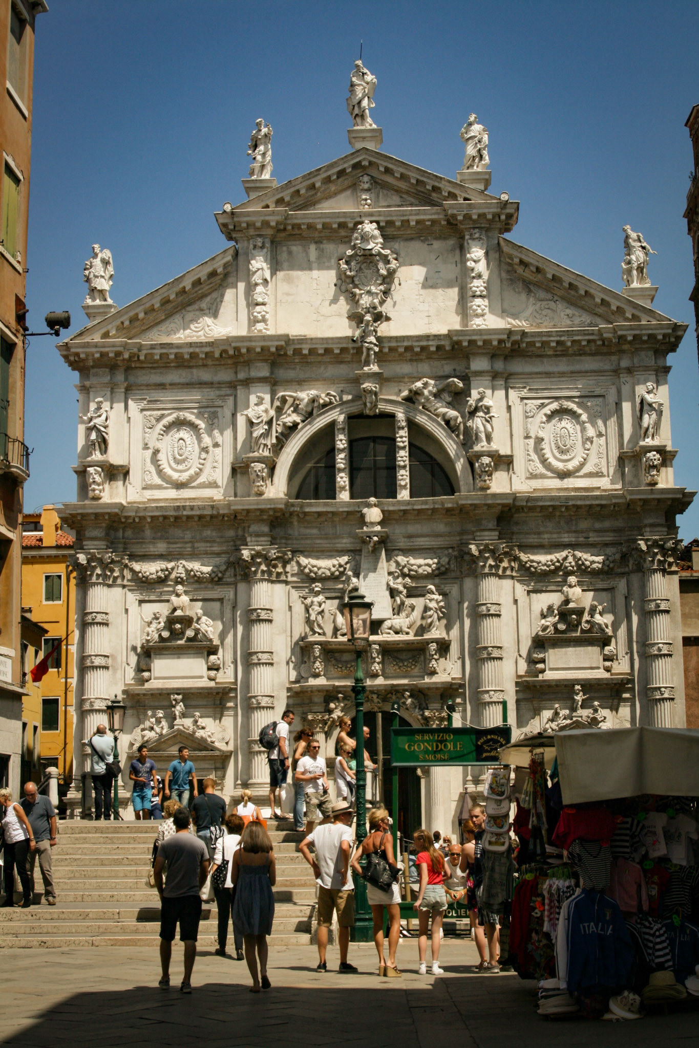 The Chiesa di San Moisè or San Moisè Profeta is a Catholic church in the sestiere San Marco in Venice 