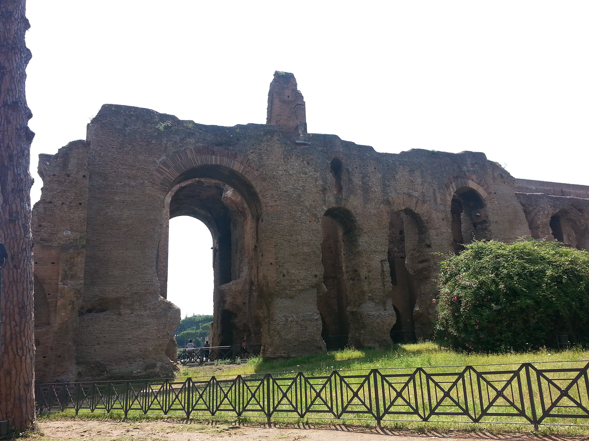 Ancient Roman Ruins At the Palatine Hill, Italy. 