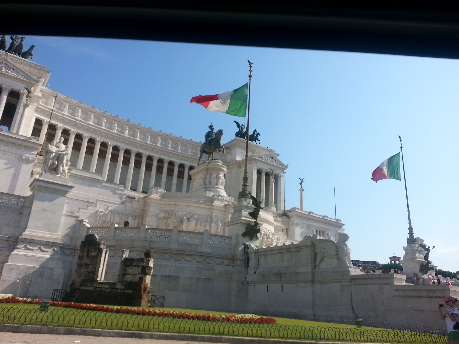 The Victor Emmanuel II National Monument (Italian: Monumento Nazionale a Vittorio Emanuele II), also known as Vittoriano or Altare della Patria ("Altar of the Fatherland"), is a large national monument built between 1885 and 1935 to honor Victor Emmanuel II, the first king of a unified Italy, in Rome, Italy. It occupies a site between the Piazza Venezia and the Capitoline Hill. The monument was realized by Giuseppe Sacconi. 