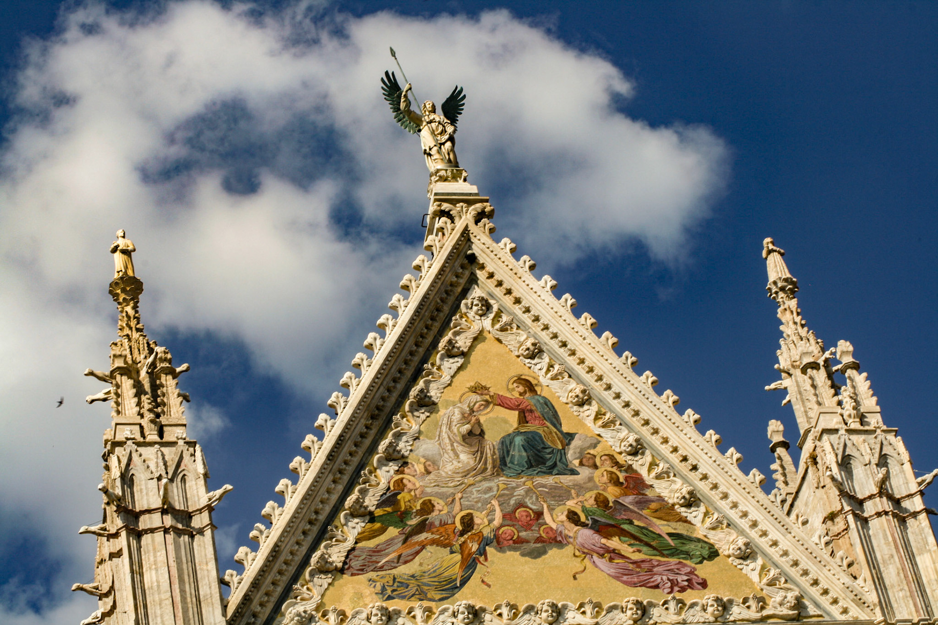 Siena Cathedral - Coronation of the Virgin mosaic 