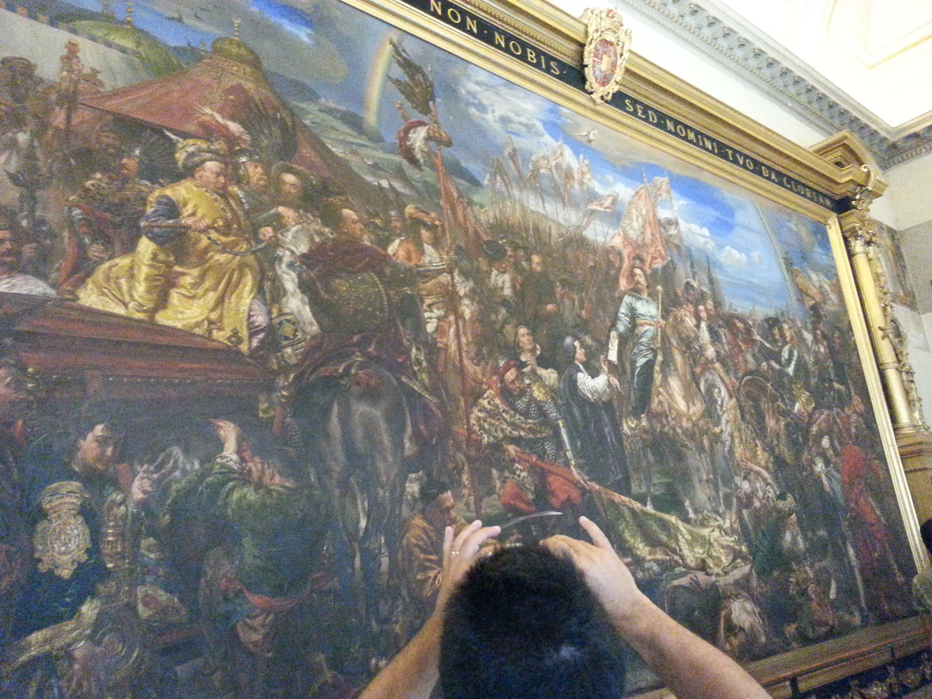 The Battle of Vienna took place at Kahlenberg Mountain near Vienna on 12 September 1683 after the imperial city had been besieged by the Ottoman Empire for two months. The battle was fought by the Holy Roman Empire led by the Habsburg monarchy and the Polish–Lithuanian Commonwealth, both under the command of King John III Sobieski, against the Ottomans and their vassal and tributary states. 