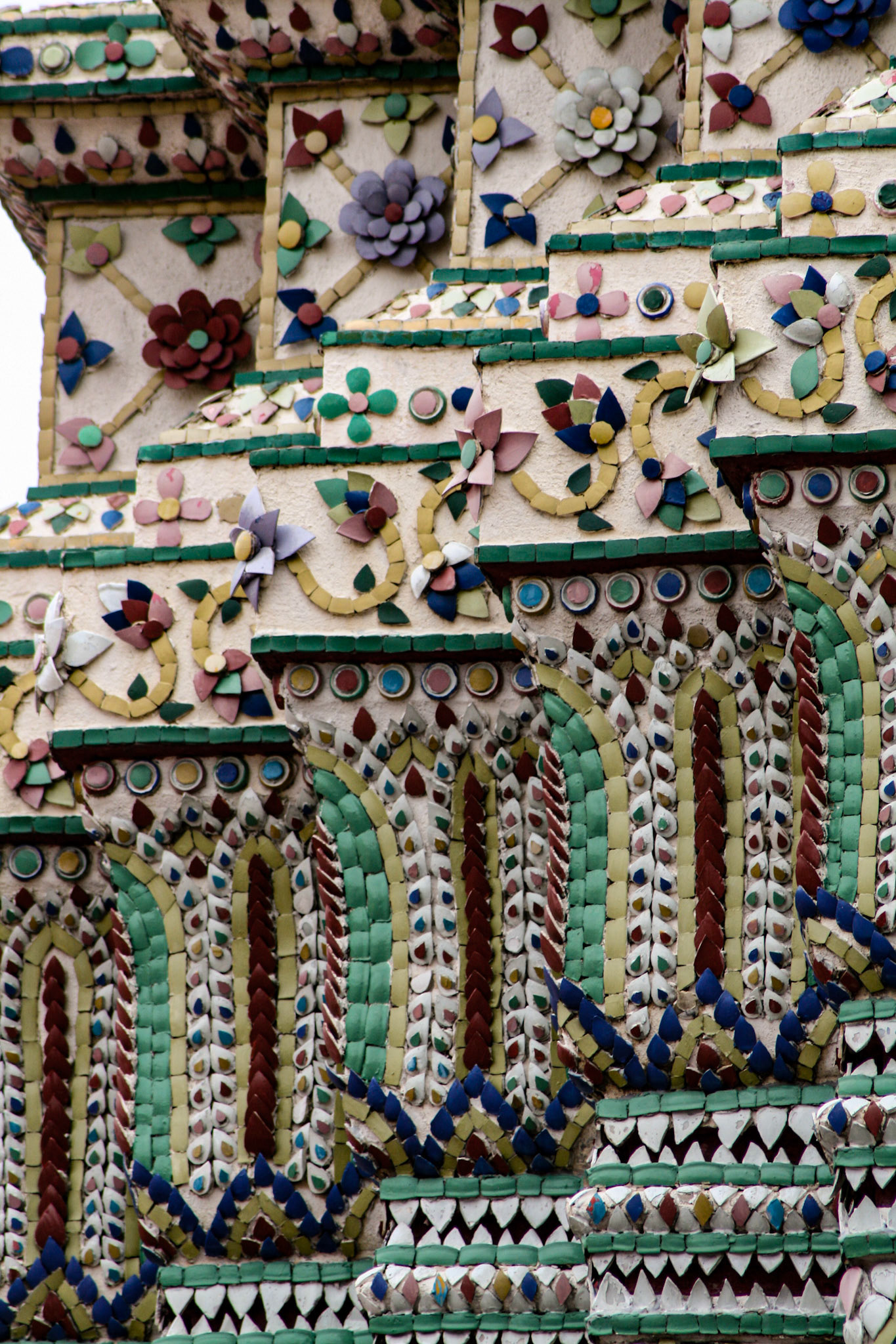 Stupa detail at Wat Phra Kaew (Temple of the Emerald Buddha)