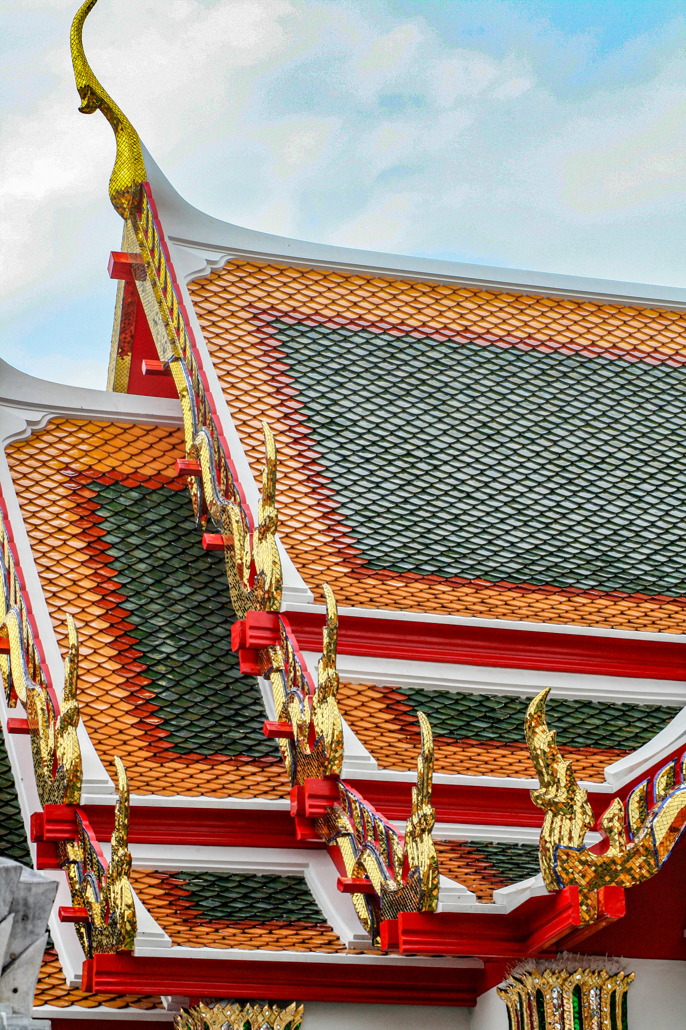 Architectural detail - Wat Pho. 