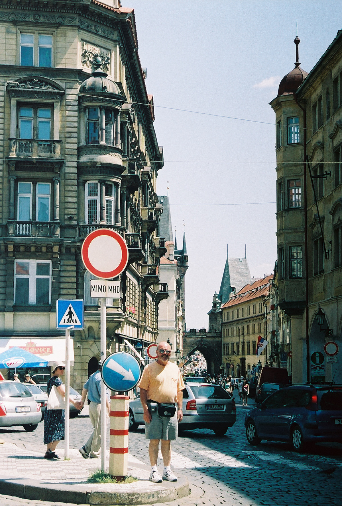 David Soileau on the Streets of Prague