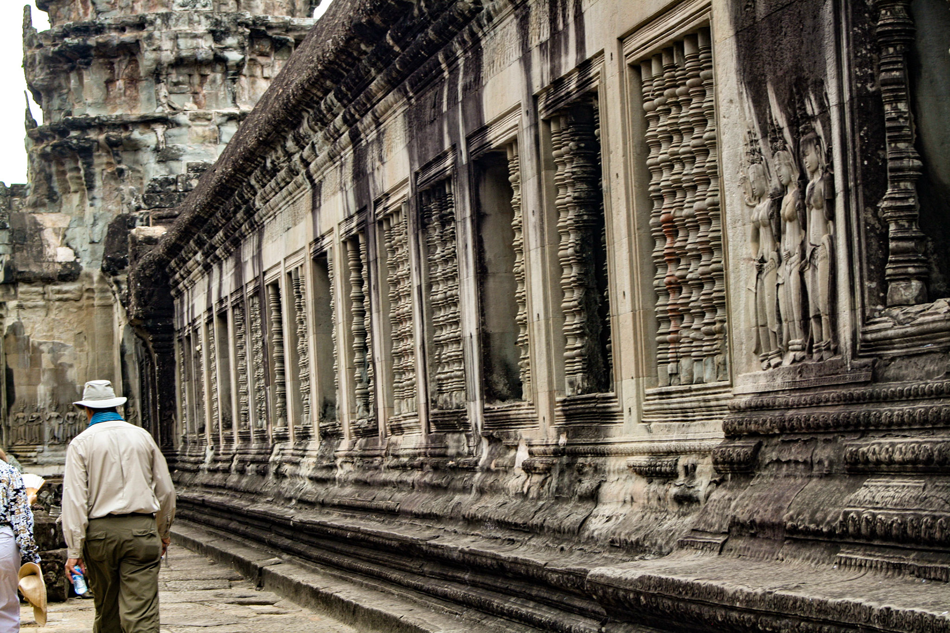 Angkor Wat Eastern wall.