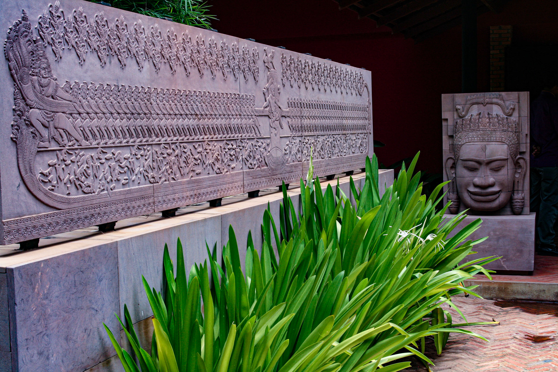 Hand-made wooden arts craft factory. 