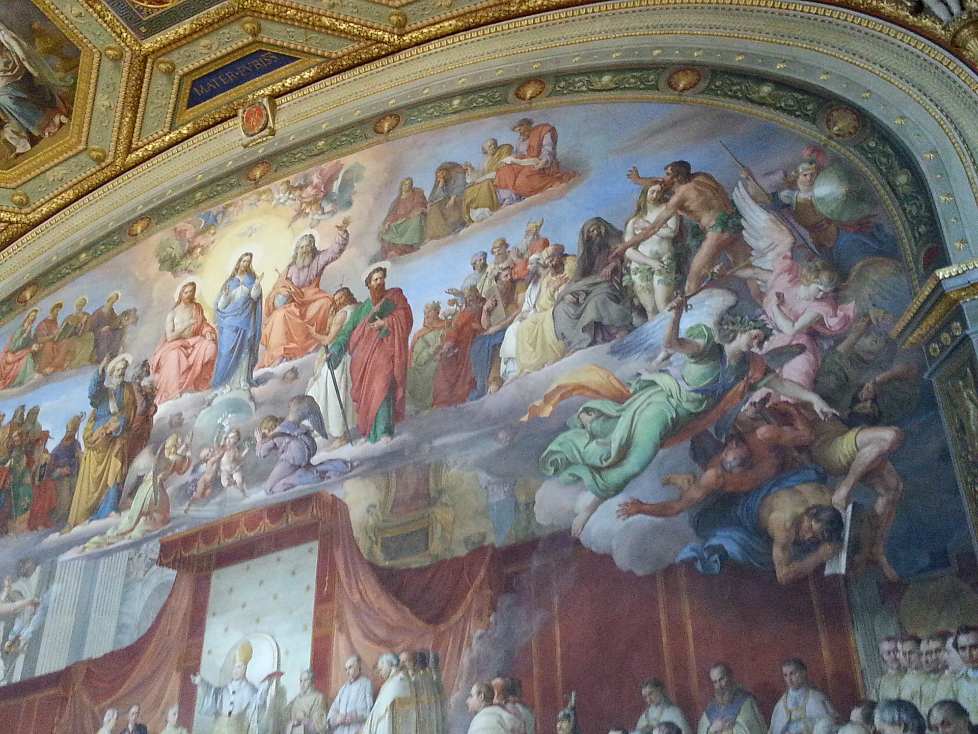 Proclamation of the Dogma of the Immaculate Conception detail.