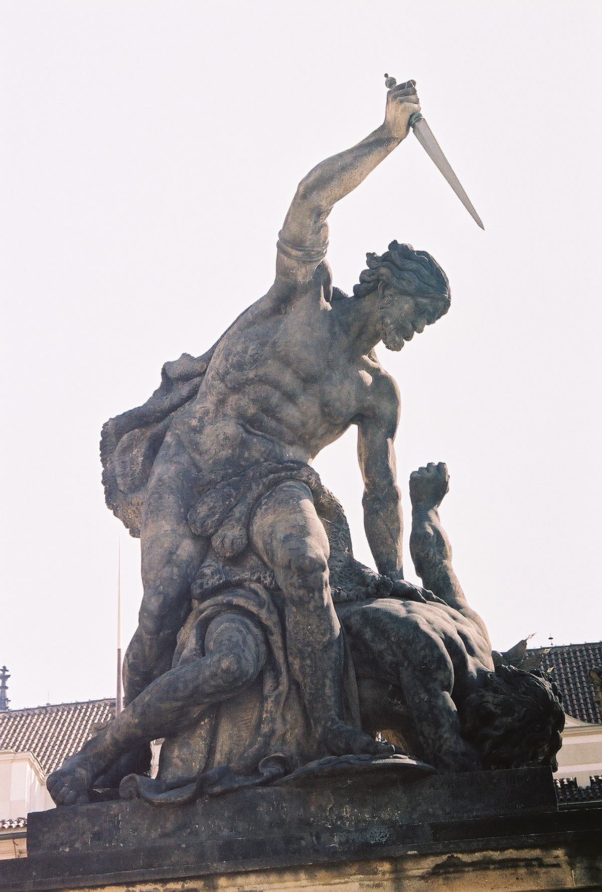 Matthias Gate Fighting Giants Statue