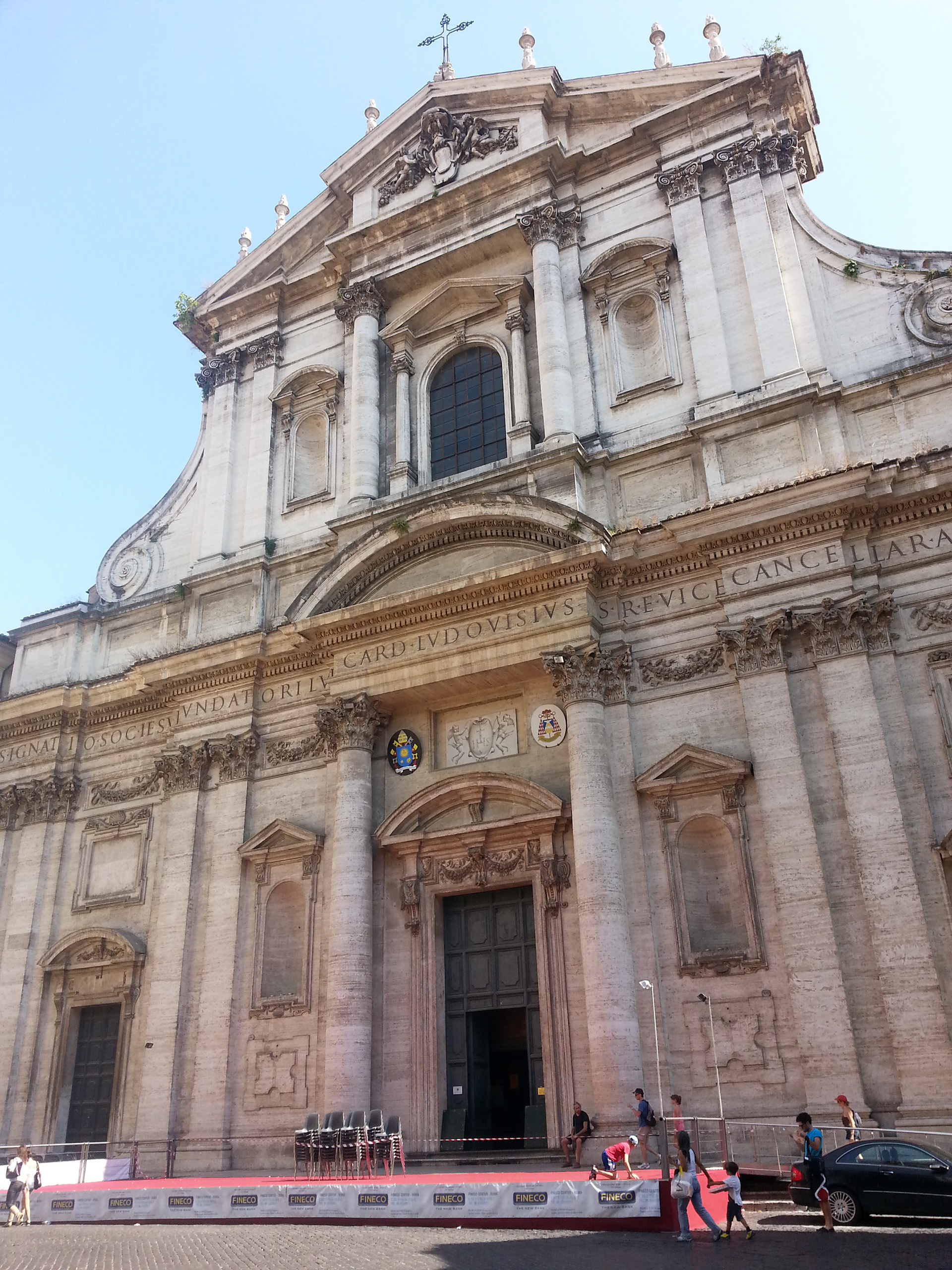 The Church of St. Ignatius of Loyola at Campus Martius is a Roman Catholic titular church, of deaconry rank, dedicated to Ignatius of Loyola, the founder of the Society of Jesus, located in Rome, Italy. 