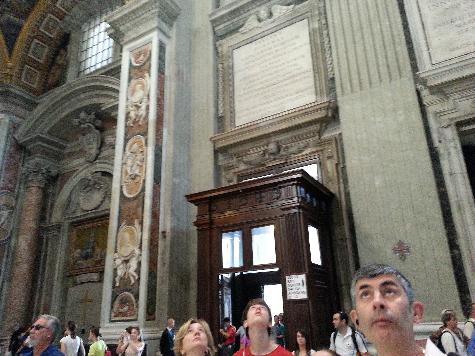 Interior view of St. Peter's Basilica