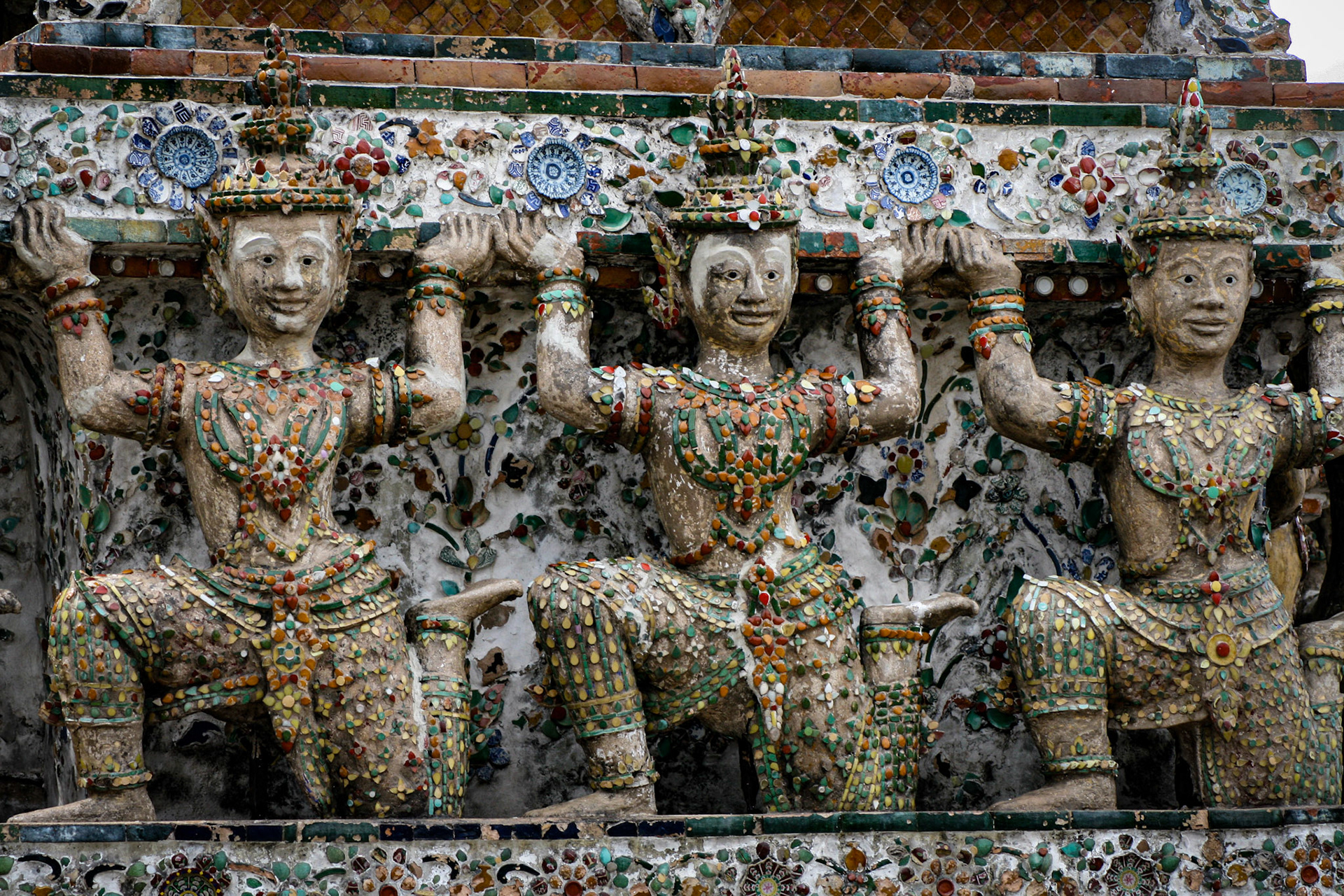 In Buddhist mythology, the Yaksa (Yaksha or Yak) are the attendants of Vaiśravaṇa, the Guardian of the Northern Quarter, a beneficent god who protects the righteous.  