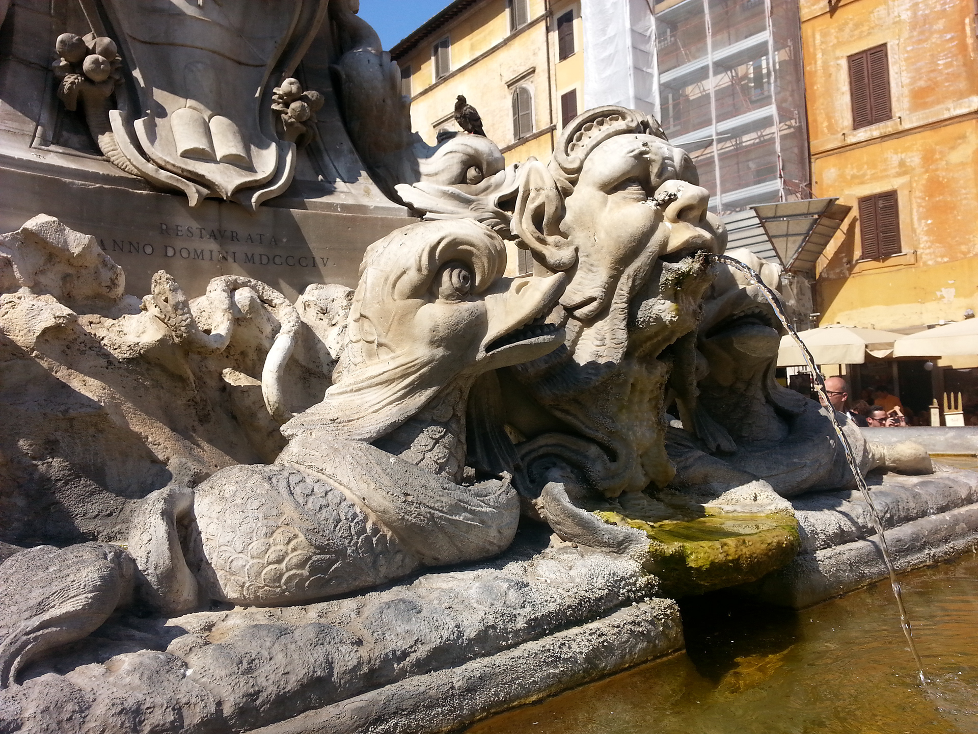 Fountain of the Pantheon detail