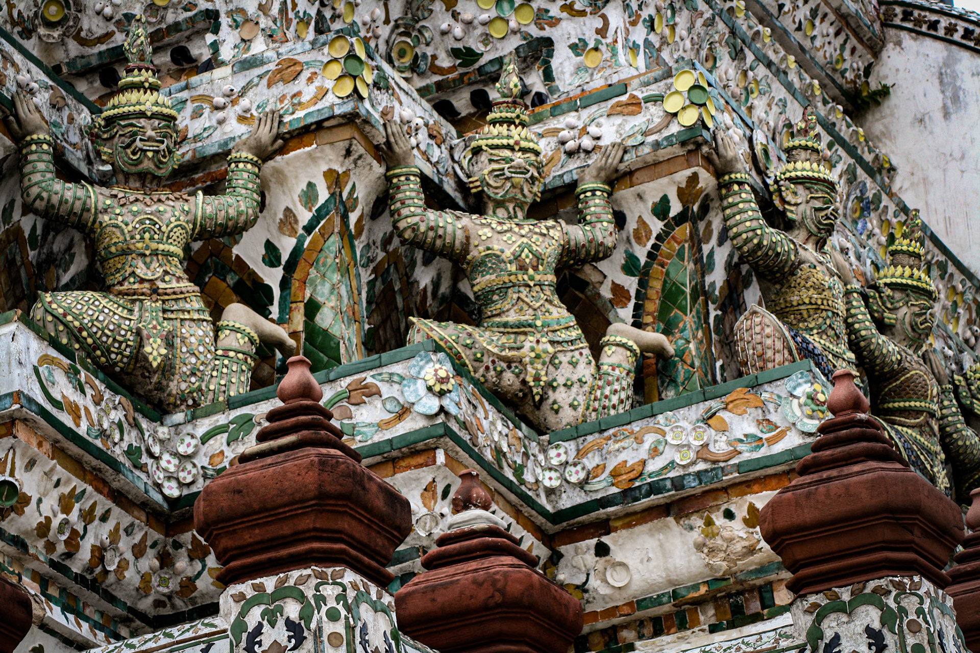 In Buddhist mythology, the Yaksa (Yaksha or Yak) are the attendants of Vaiśravaṇa, the Guardian of the Northern Quarter, a beneficent god who protects the righteous.  