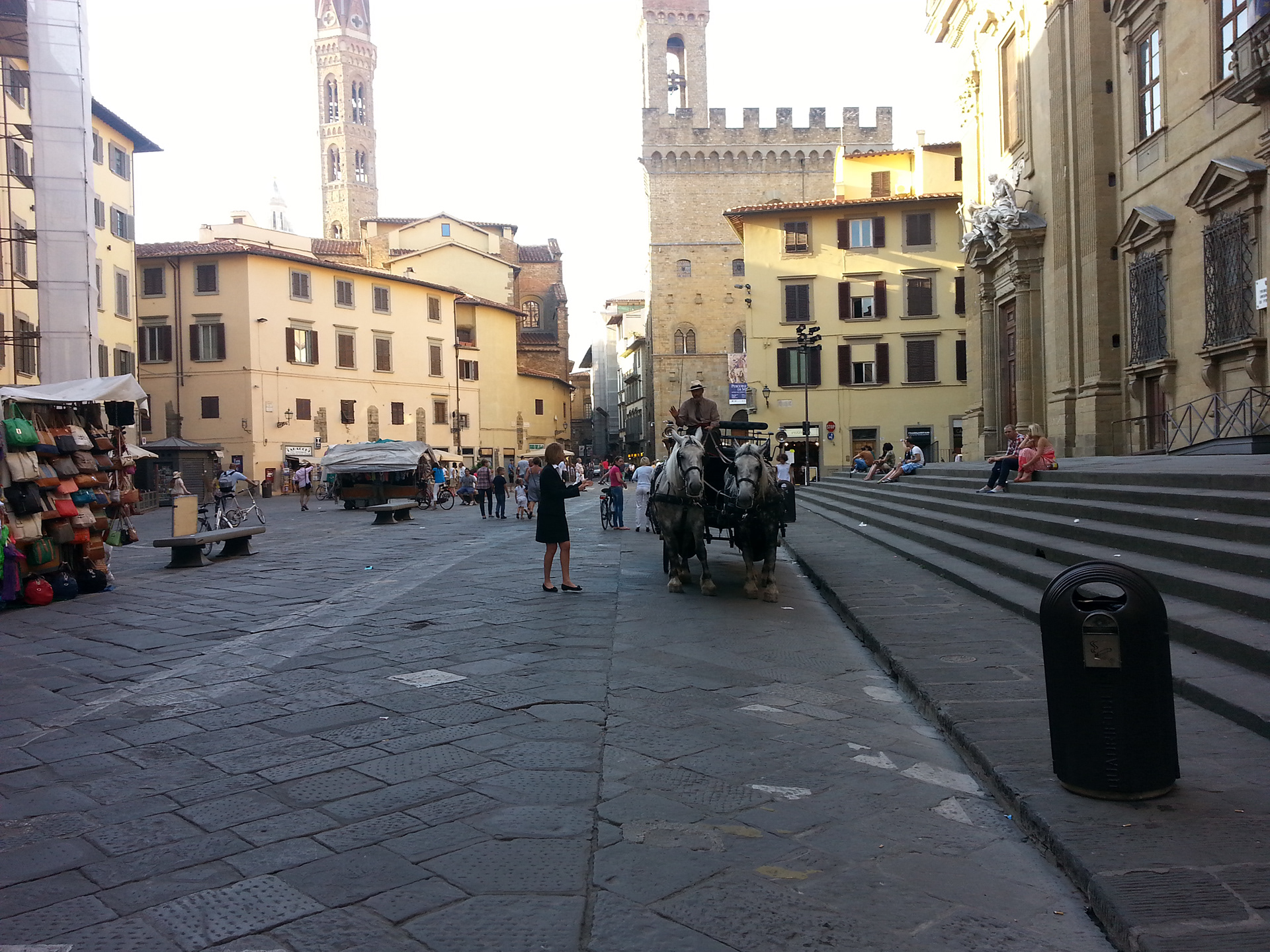 Piazza di San Firenze (Florence) in Florence, Italy 
