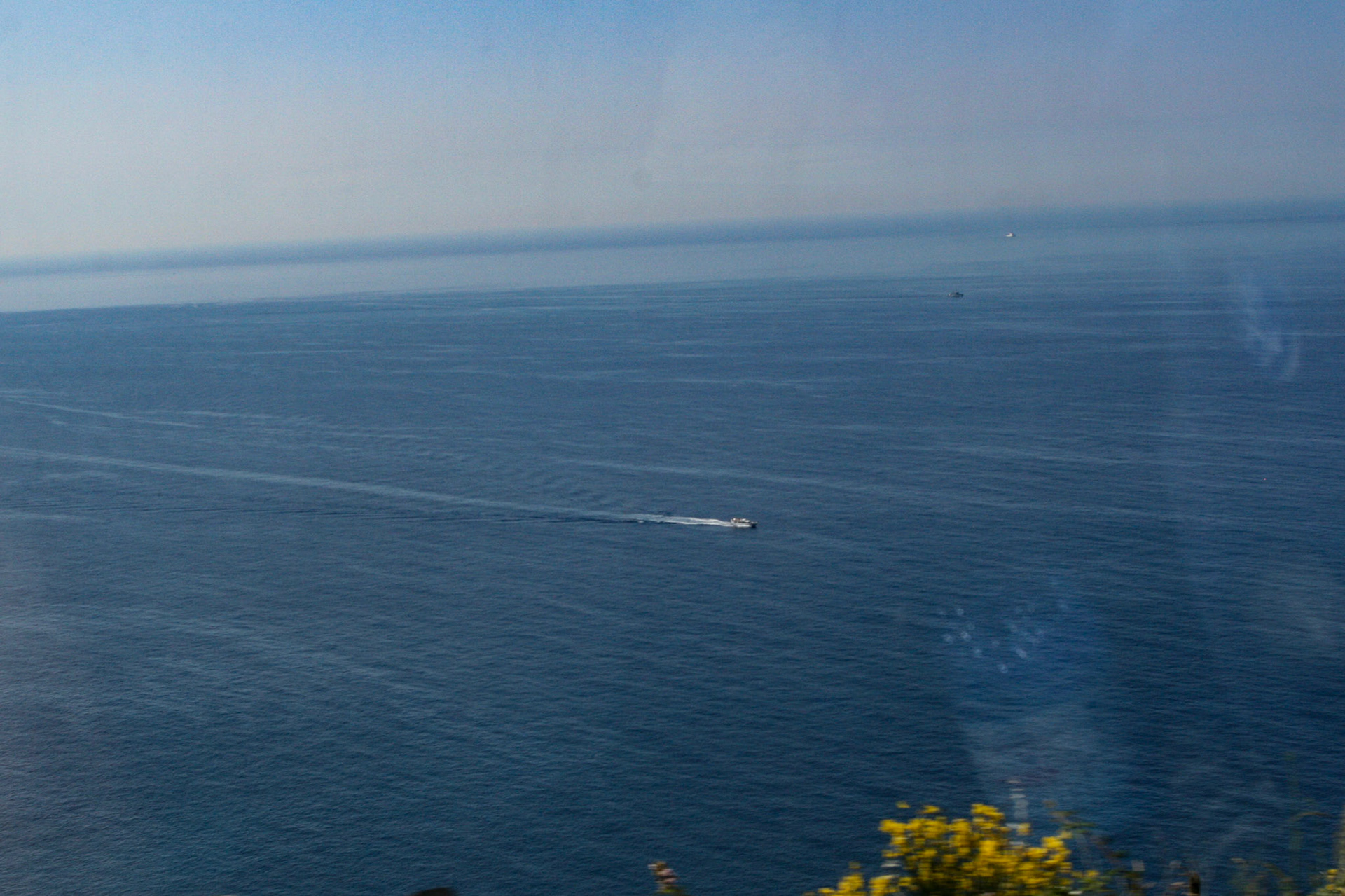 The deep blue Ligurian Sea