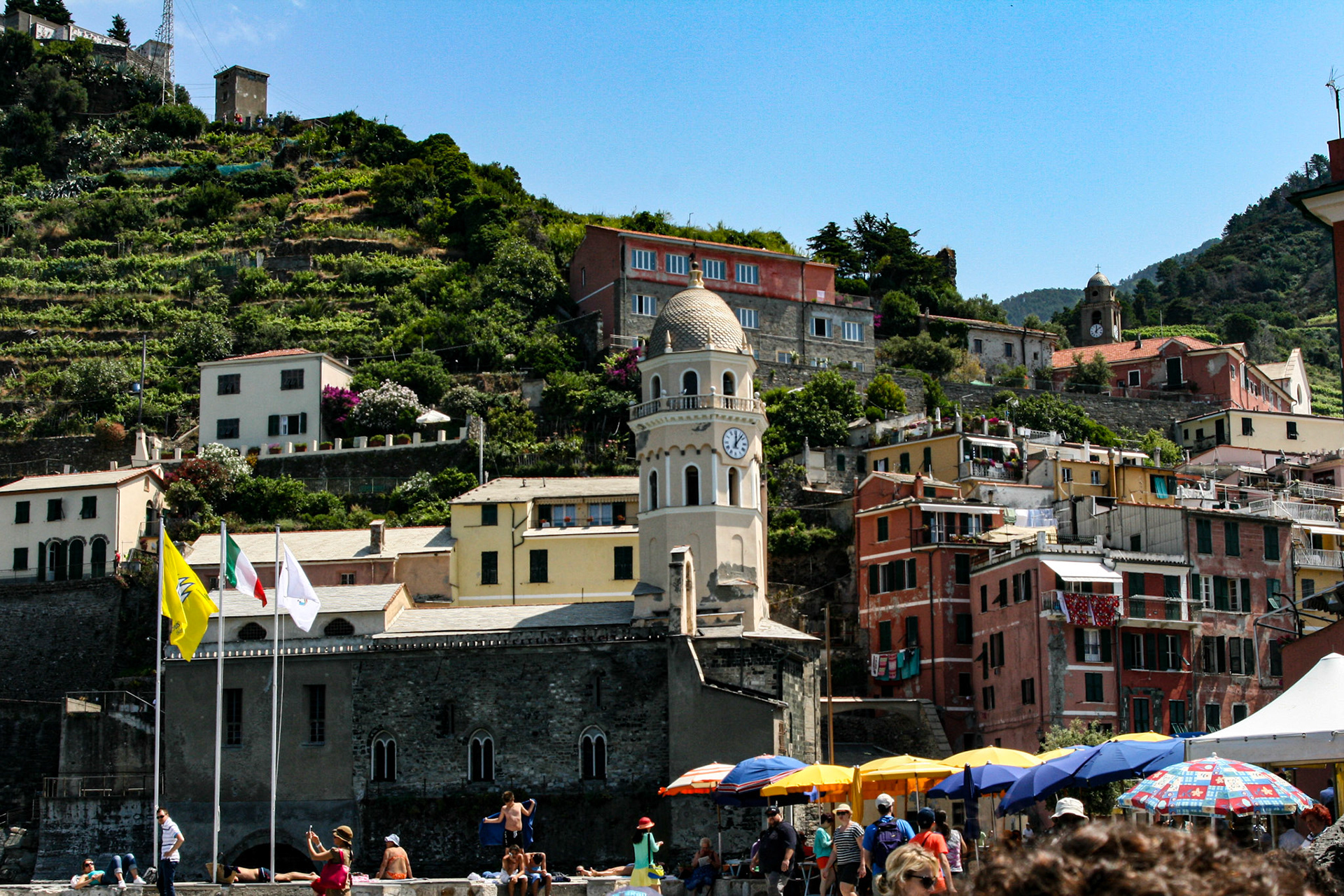 Vernazza is considered by many as the most picturesque of the five villages that make up Cinque Terre, along the western coast of Italy. 