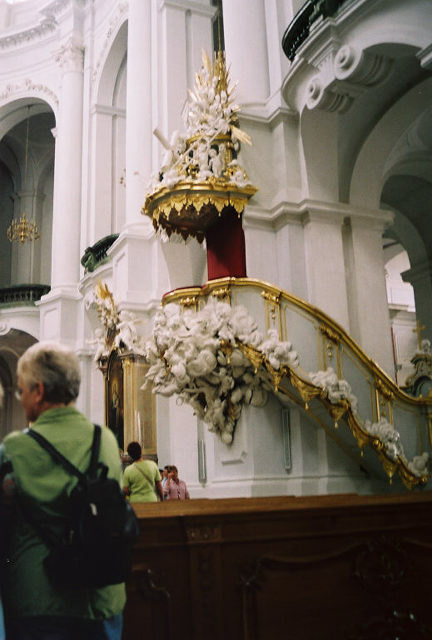 Pulpit in the Hofkirche