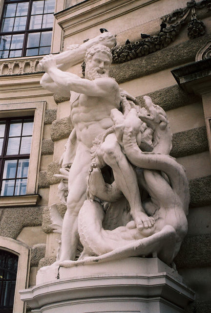 Heracles defeats the Hydra - Hofburg Palace