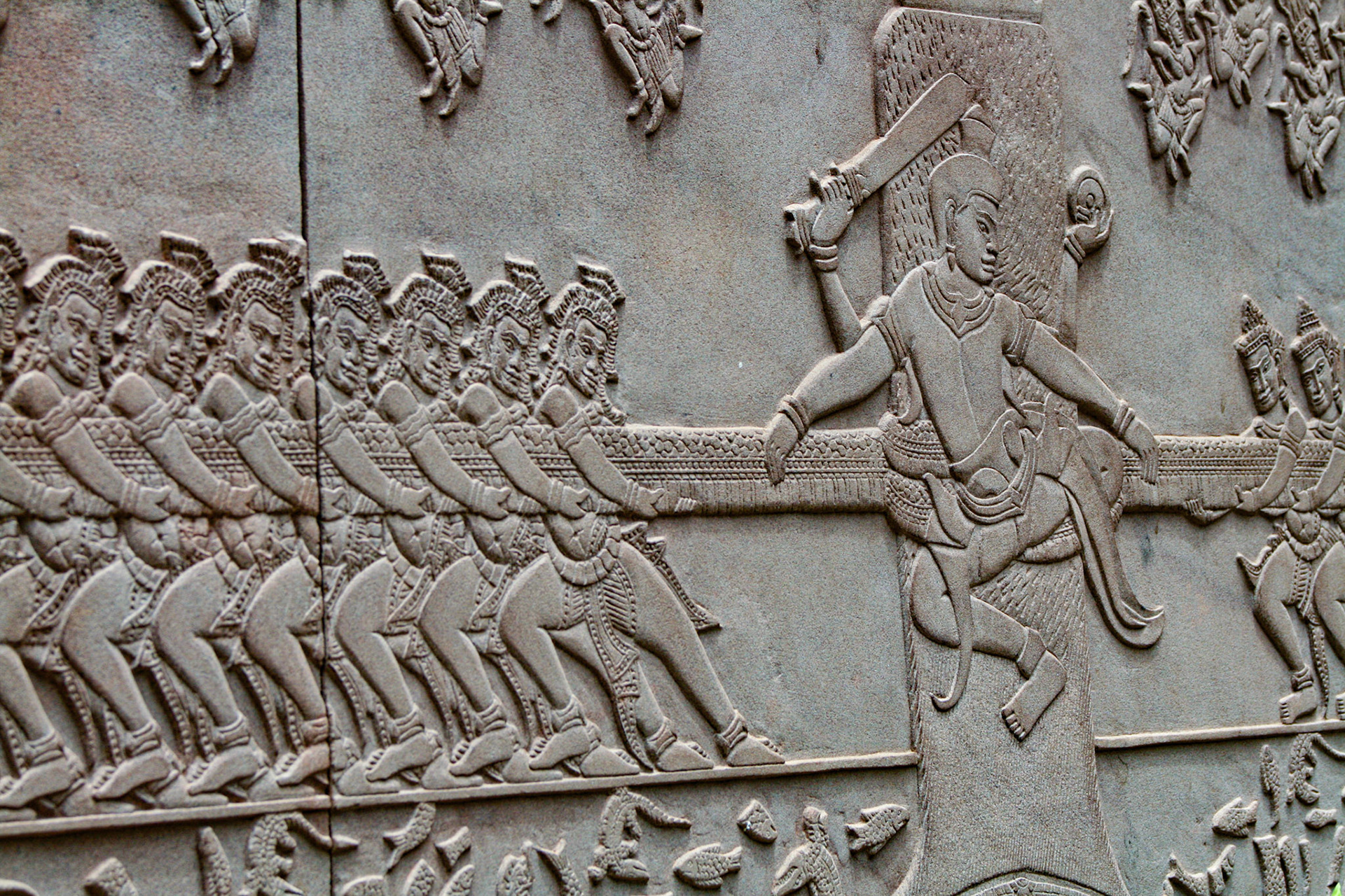 Hand-made wooden arts craft factory. 