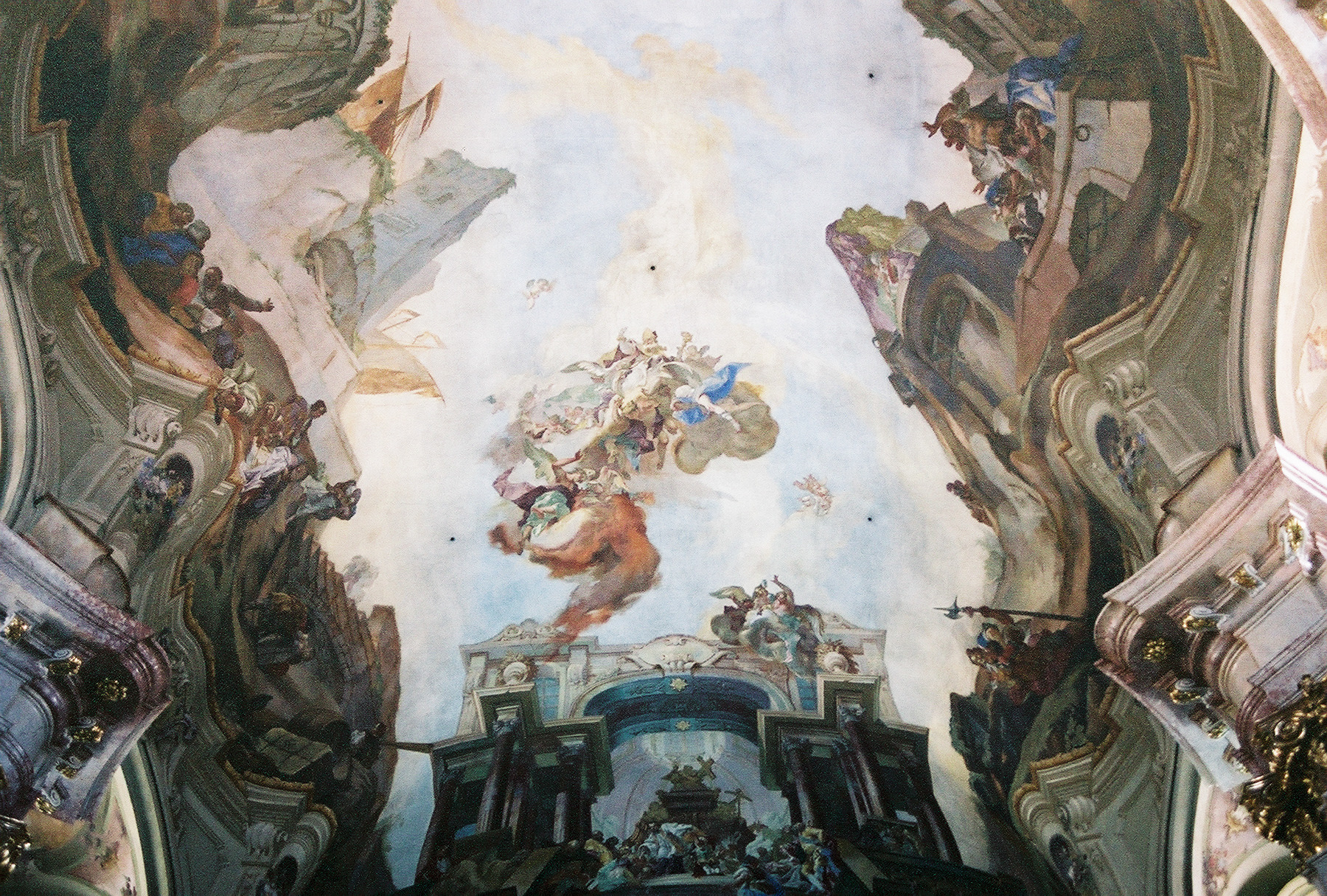 Chapel fresco St. Nicholas Church - Prague