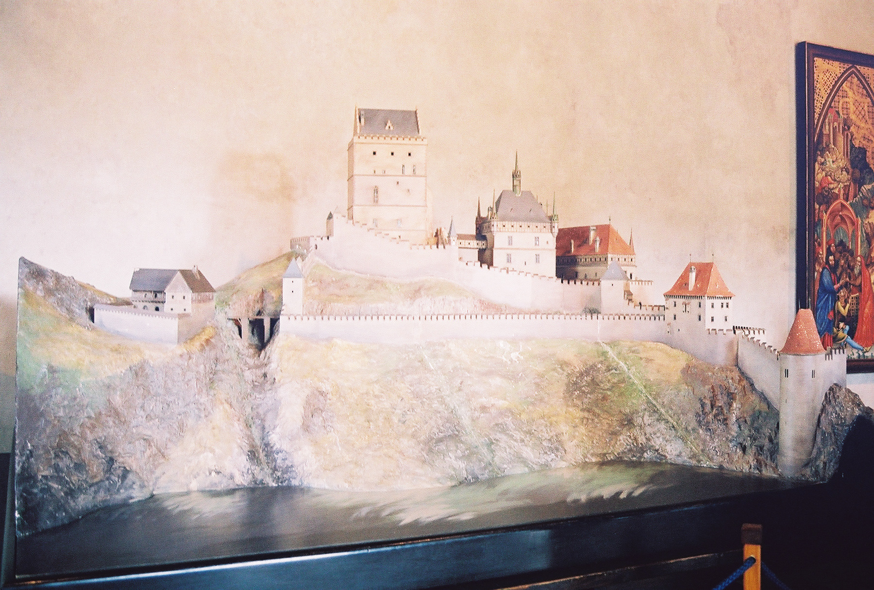 Karlštejn Castle Miniature Model