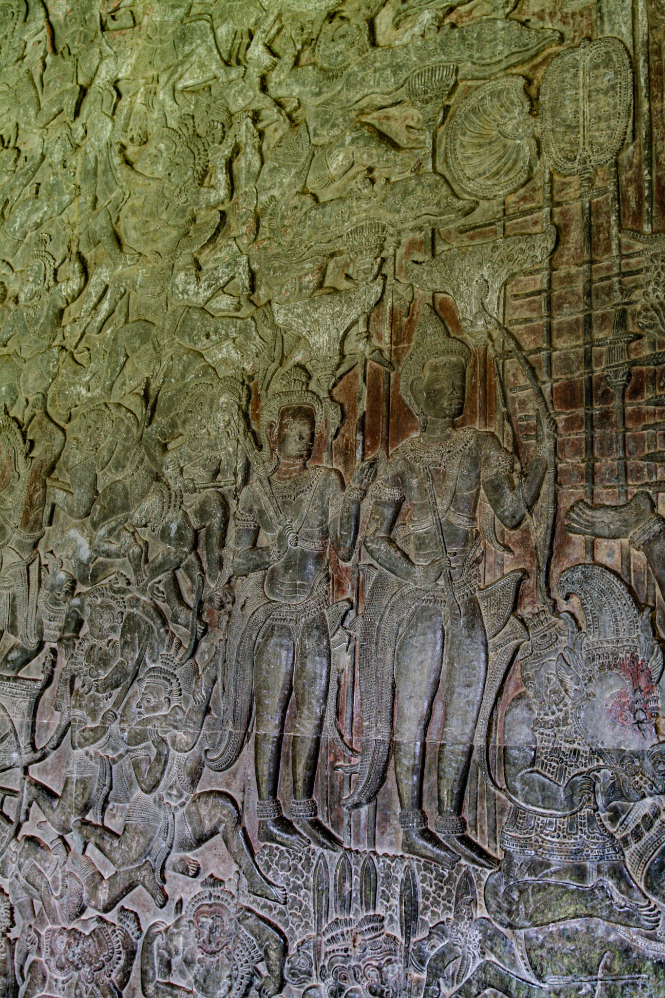 Bas reliefs detail.