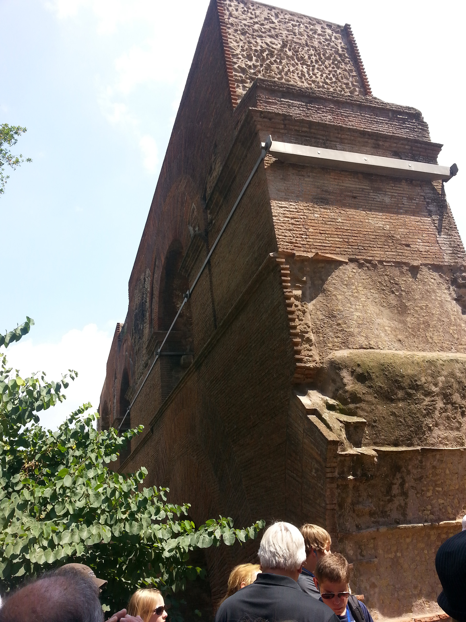 Roman aqueduct on Palatine Hill, Rome, Italy.