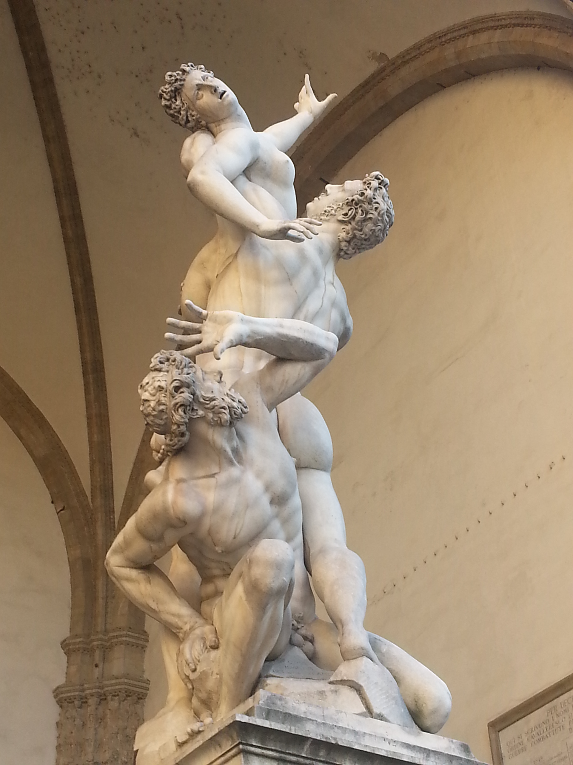 Giambologna's Rape of the Sabines or Giambologna’s Abduction of a Sabine Woman is one of the most recognized works of sixteenth-century Italian art by one of the least well-known artists of the period. 
