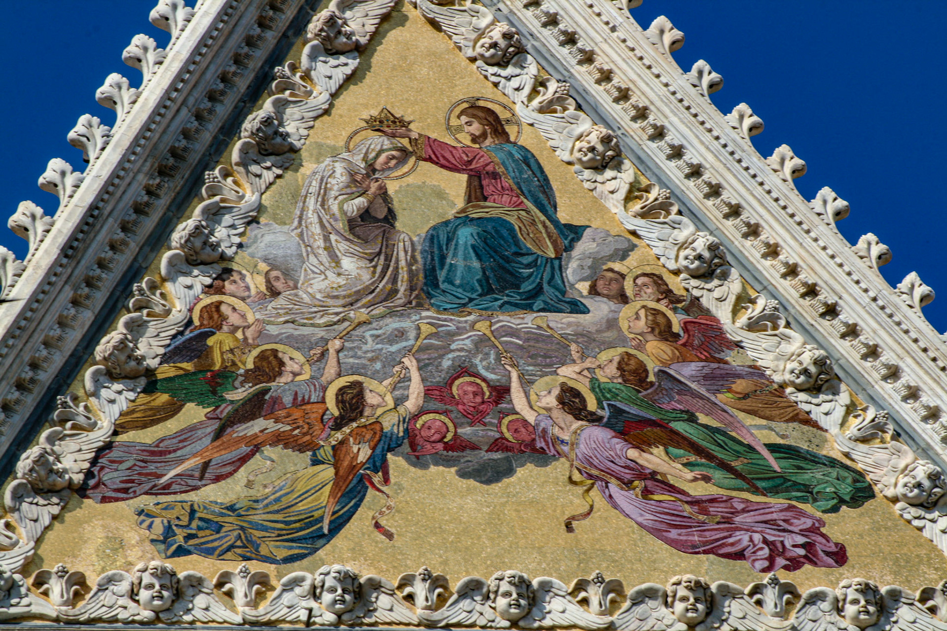 Siena Cathedral - "Coronation of the Virgin" mosaic 