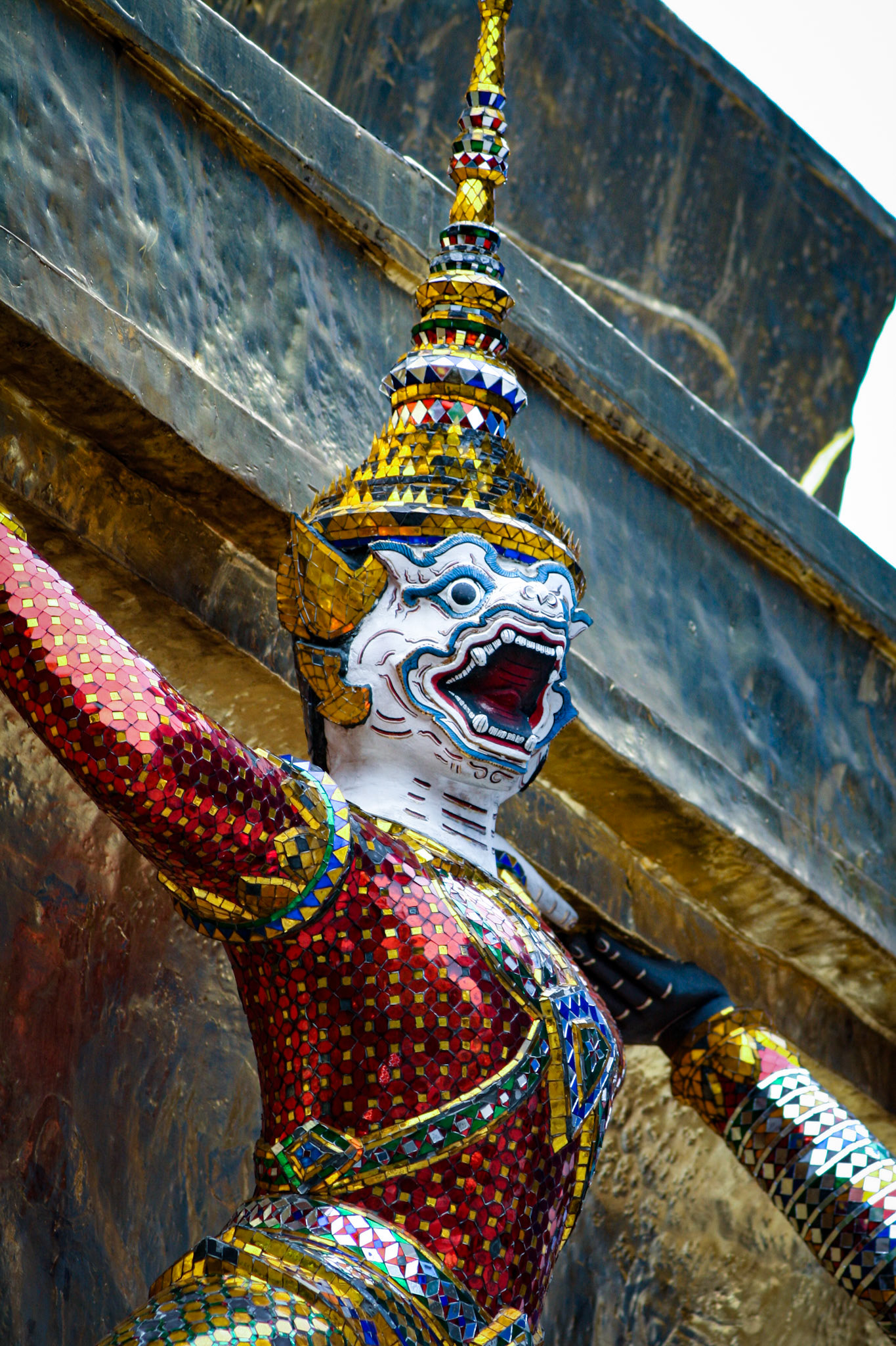 Statues of Yaksha demons, Wat Phra Kaew temple
