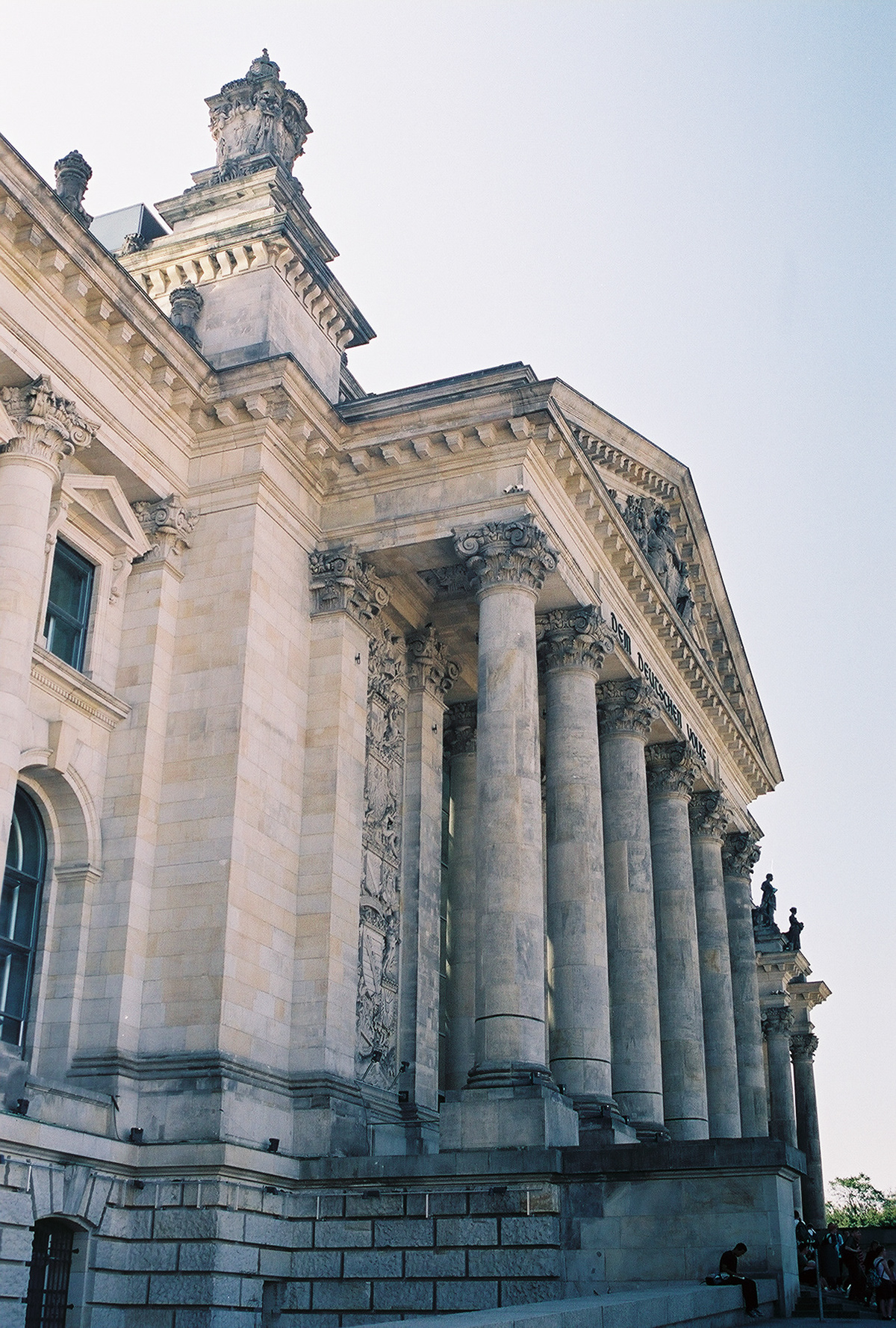 The Reichstag building (1884-1894) seat of the German parliament.