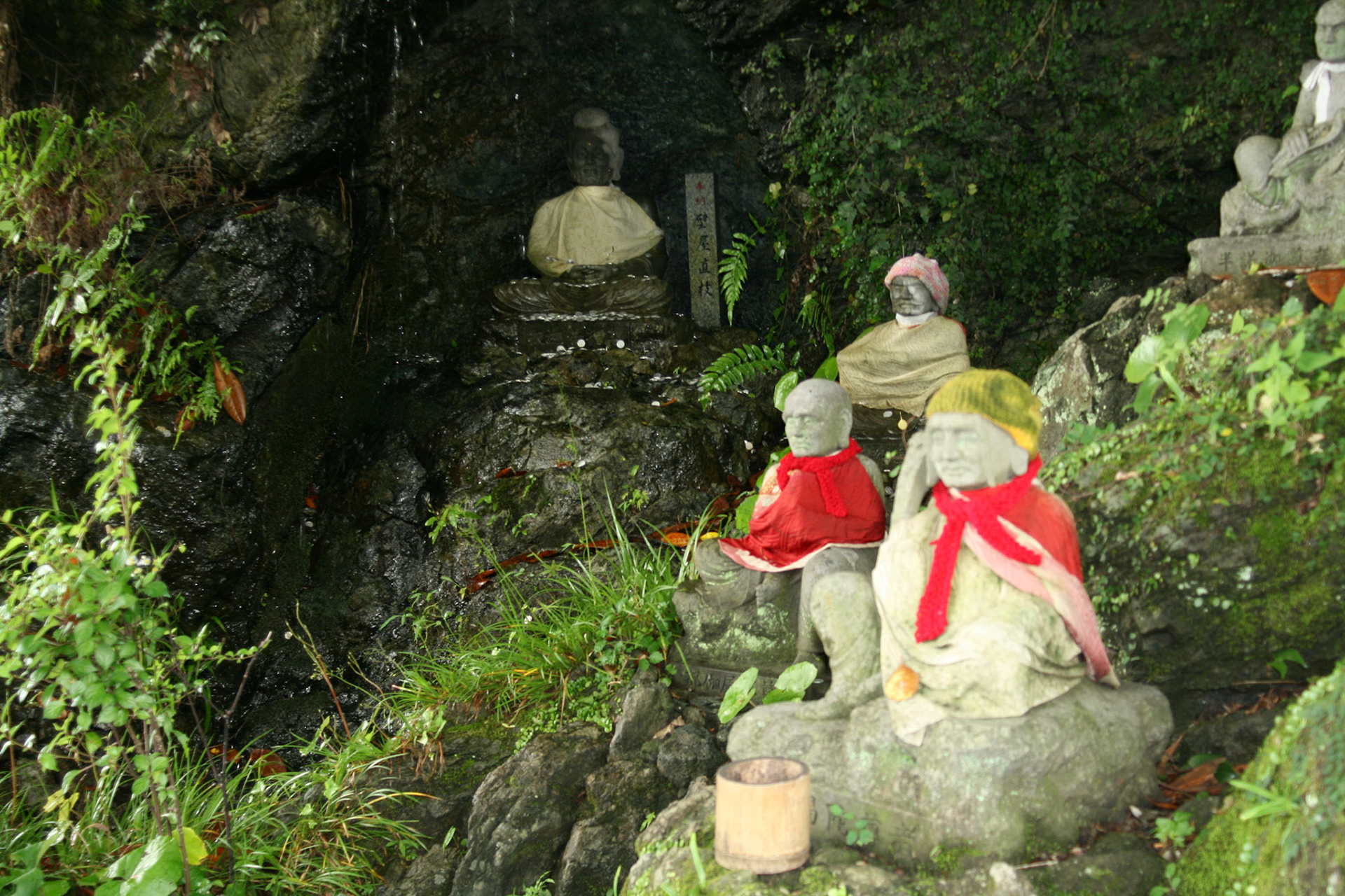 Numerous chapels and shrines are scattered across the hillside at Nanzoin Temple. 