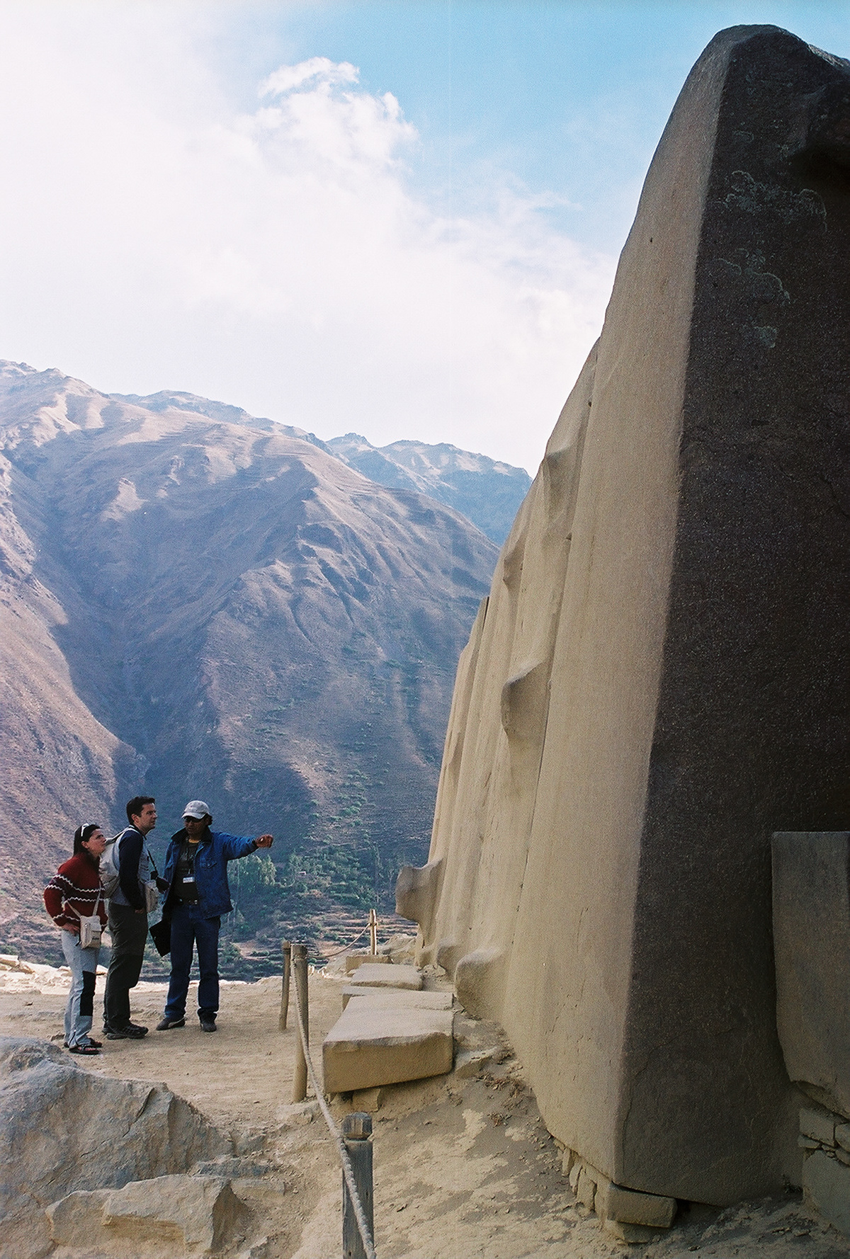 Using mostly huge pink or red perfidious granite rock, weighing 20-80 tons, they carved with extraordinary precision.  