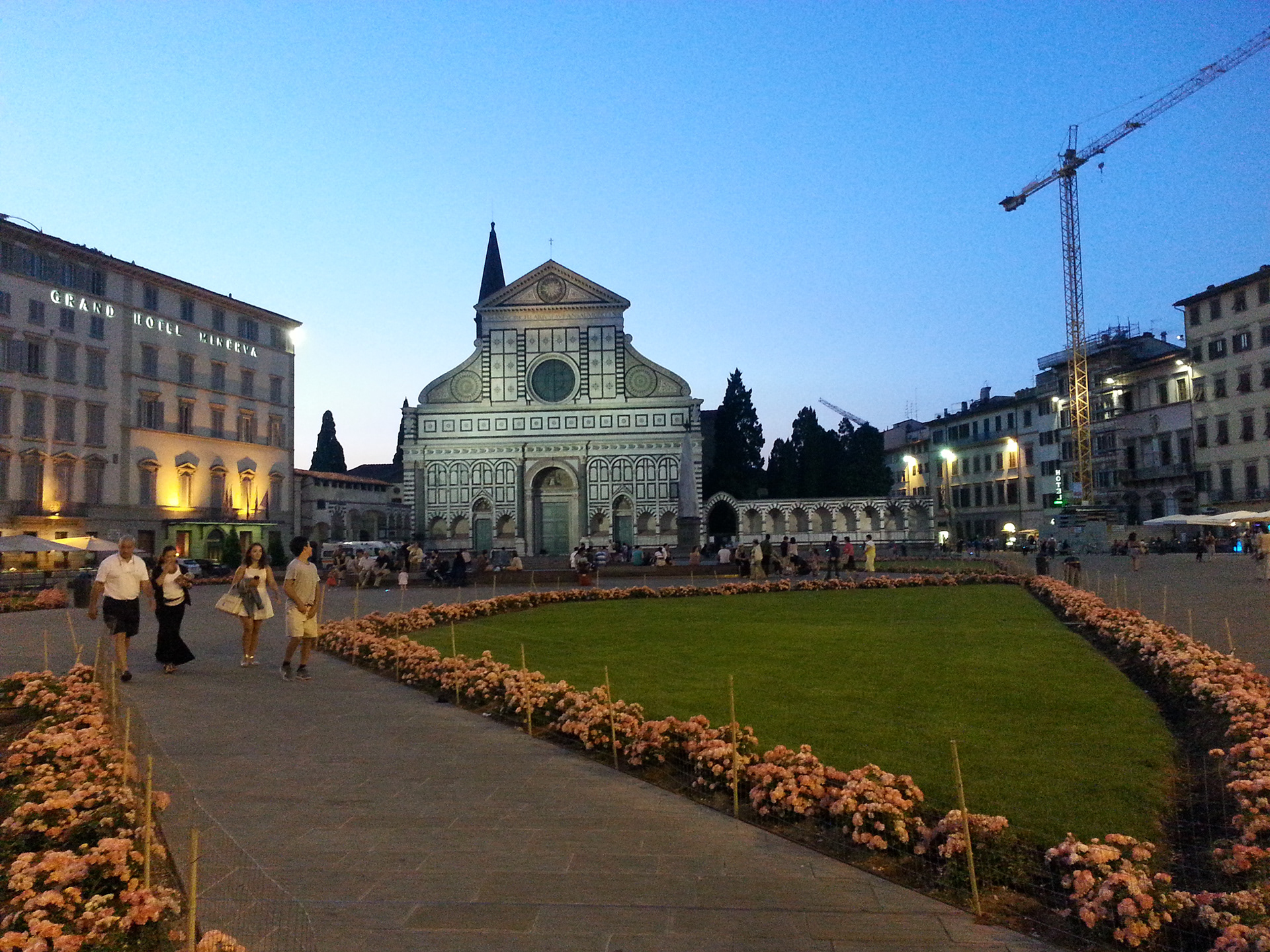 Santa Maria Novella is a church in Florence, Italy, situated opposite, and lending its name to, the city's main railway station. Chronologically, it is the first great basilica in Florence, and is the city's principal Dominican church. 