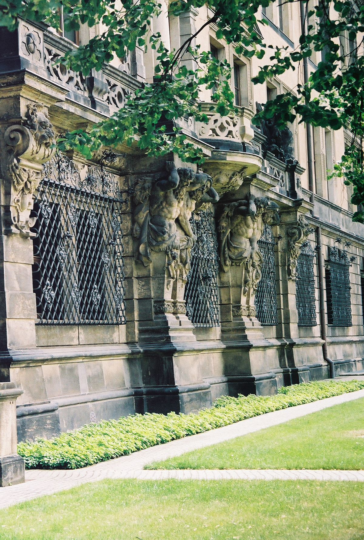 Exterior of The Green Vault (Grünes Gewölbe) - a museum which contains the largest treasure collection in Europe. 