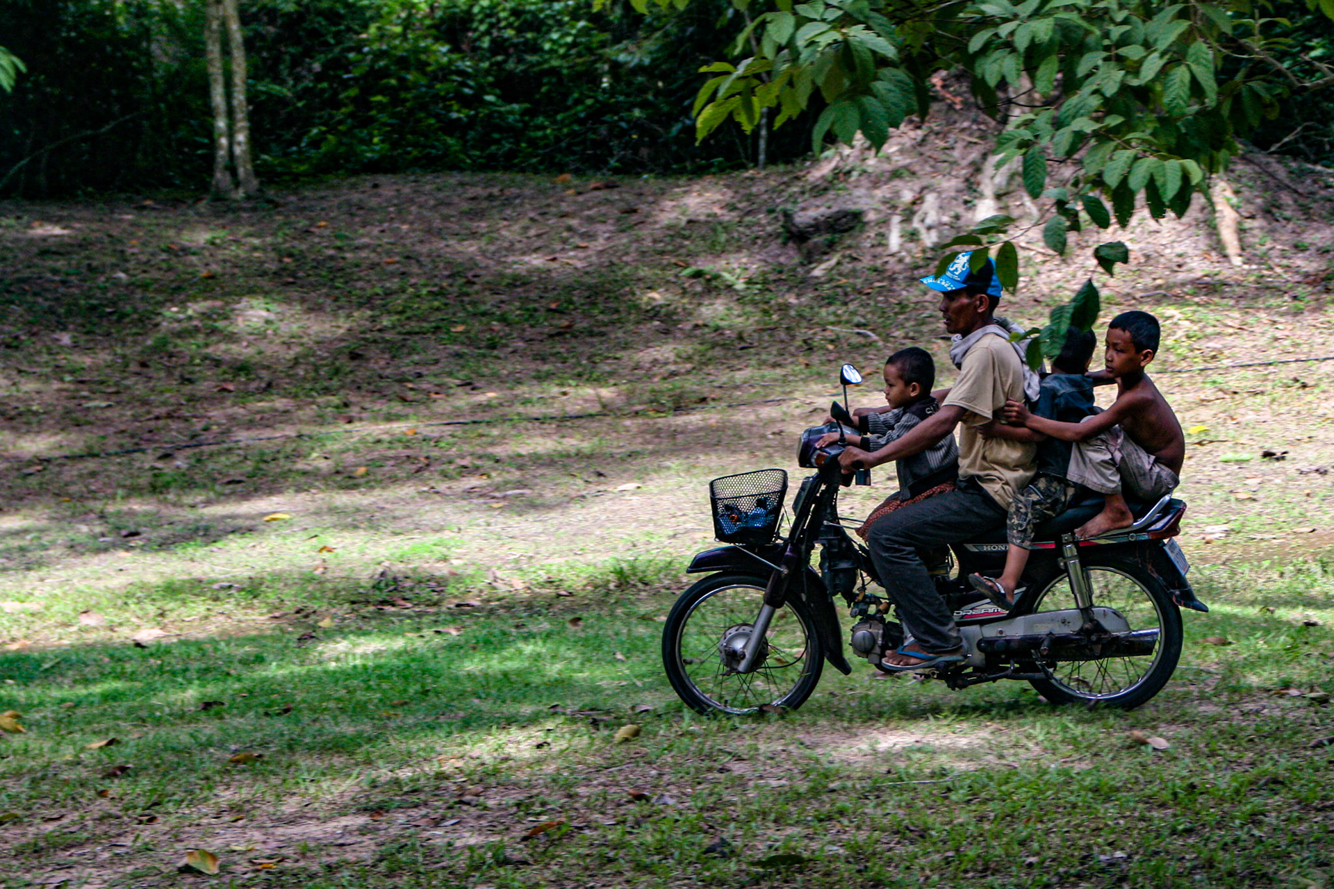 Not an uncommon sight in Cambodia.