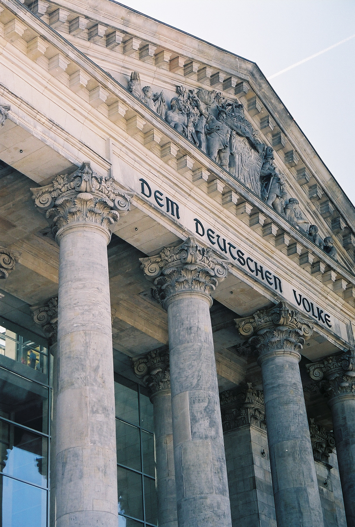 Dem Deutschen Volke ("To the German People"), the dedication on the Reichstag building in Berlin.