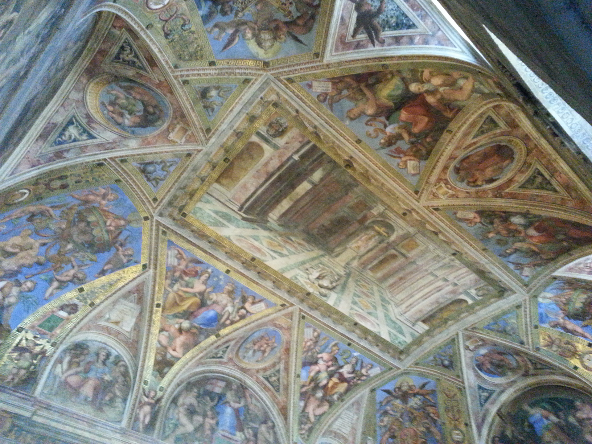 The Hall of Constantine - designed to be used for receptions and official ceremonies and was decorated by the school of Raphael on the basis of drawings by the artist.