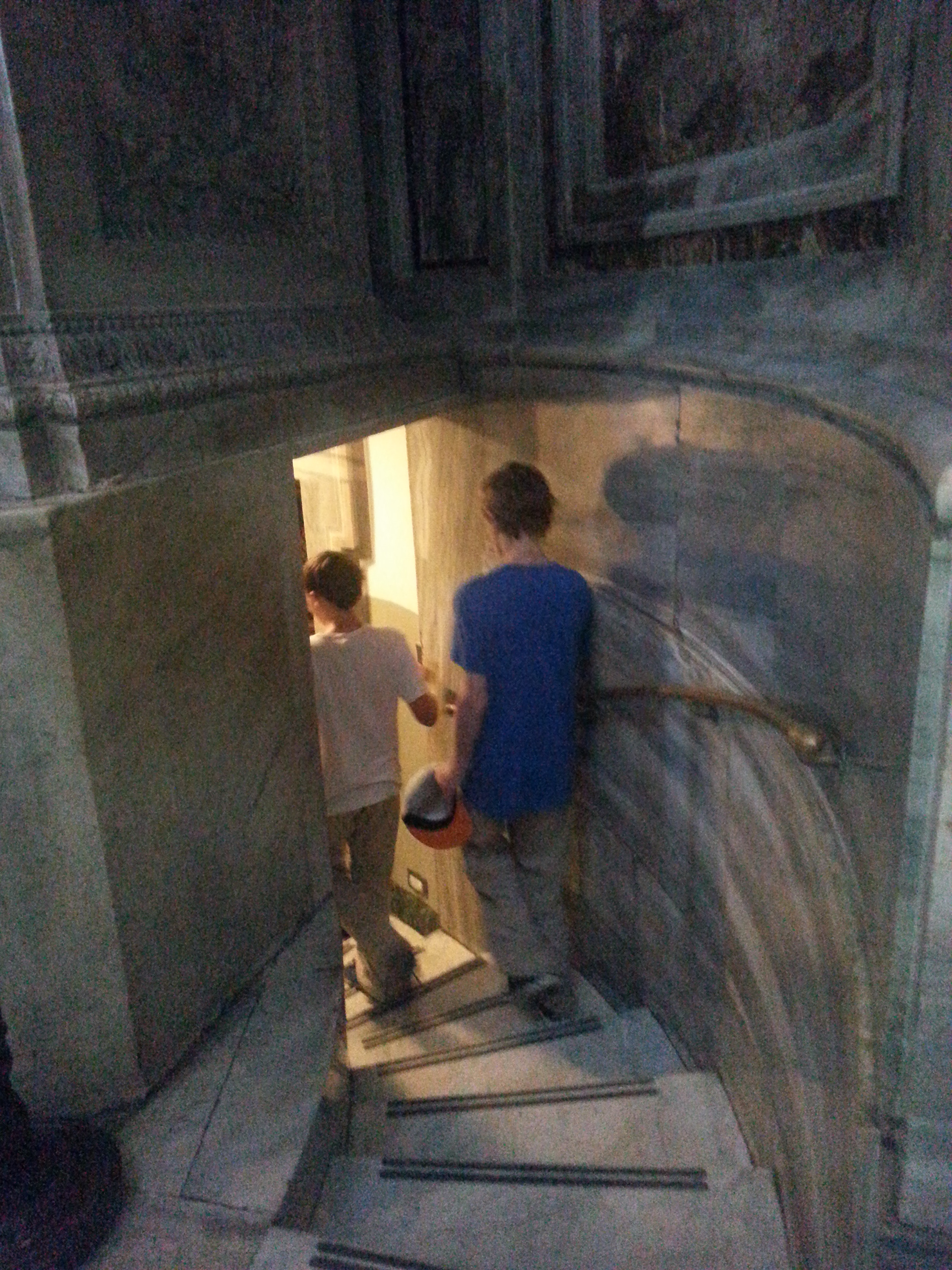 From an entrance door inside St. Peter's Basilica, you can visit the Treasury Museum, which features ornate gifts to kings and princes, including a heavily jeweled Papal Tiara. In the main room is the bronze funerary monument to Pope Sixtus IV-the Sistine Chapel was named after him. Underneath the main floor of St. Peter's Basilica is the Vatican Grottoes (not to be confused with the Necropolis which is even lower), containing several tombs of Popes. 